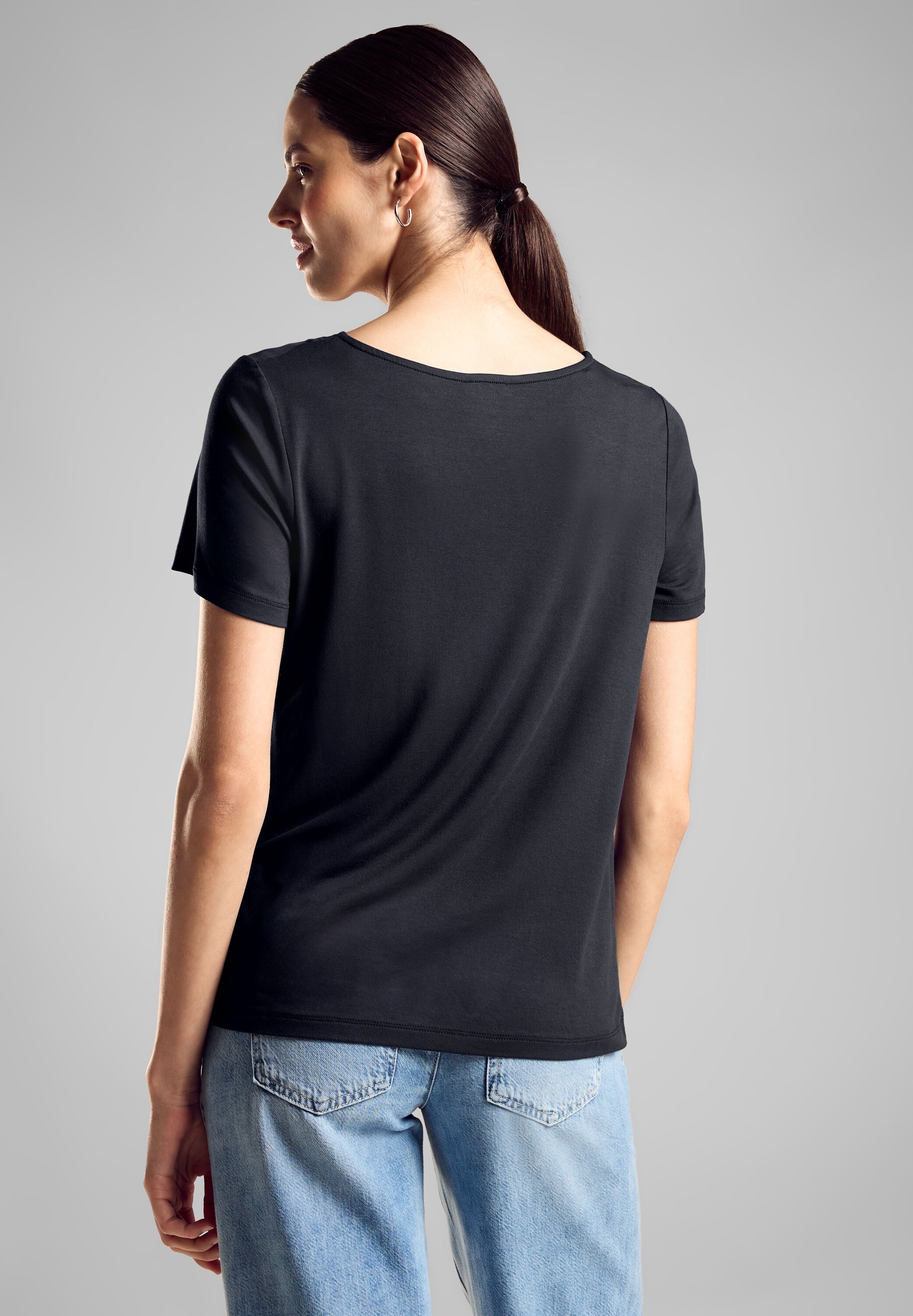 STREET ONE V-Shirt, mit V-Ausschnitt