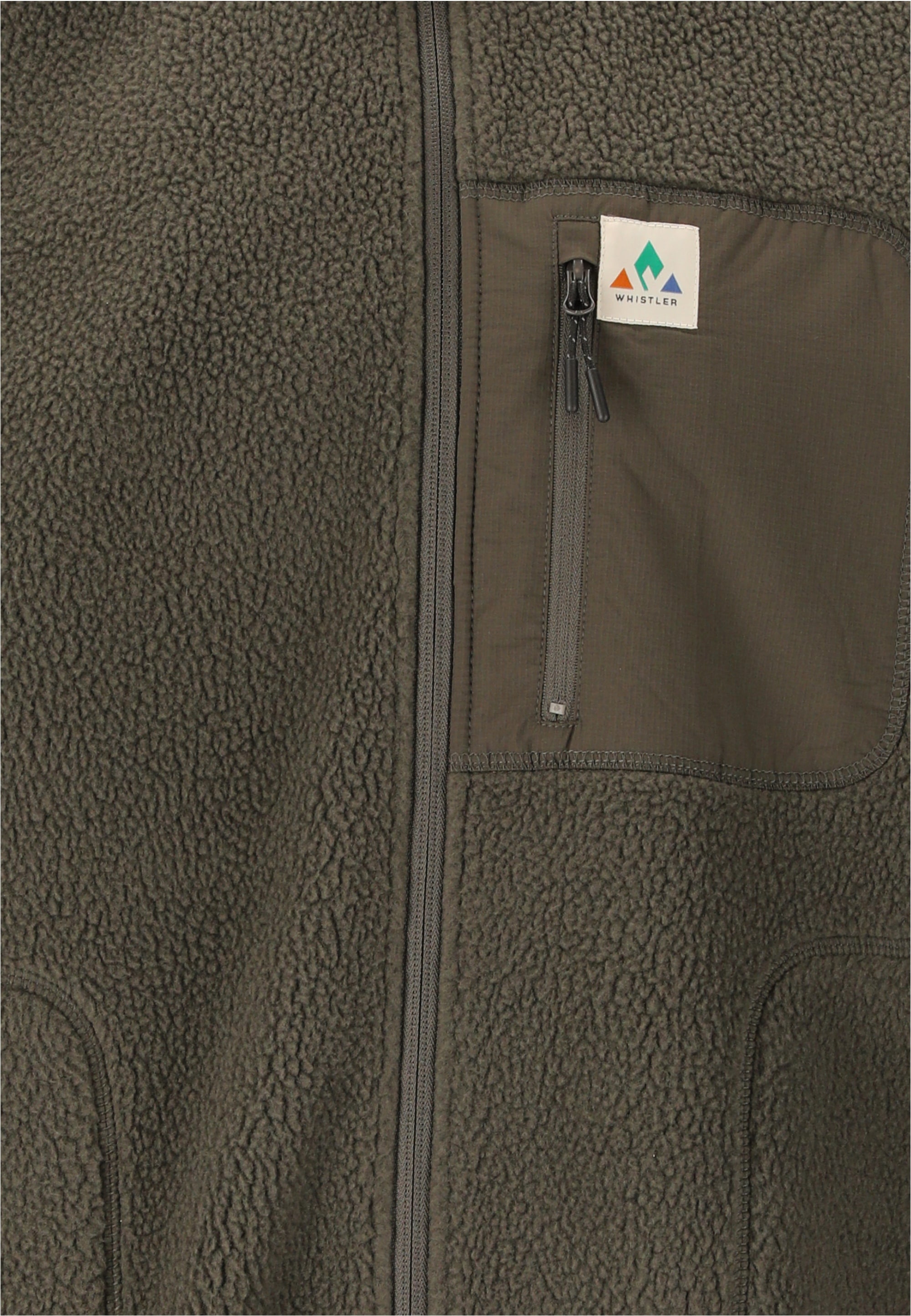 WHISTLER Strickpullover »Felis«, aus weichem Teddyfleece mit flachen Nähten