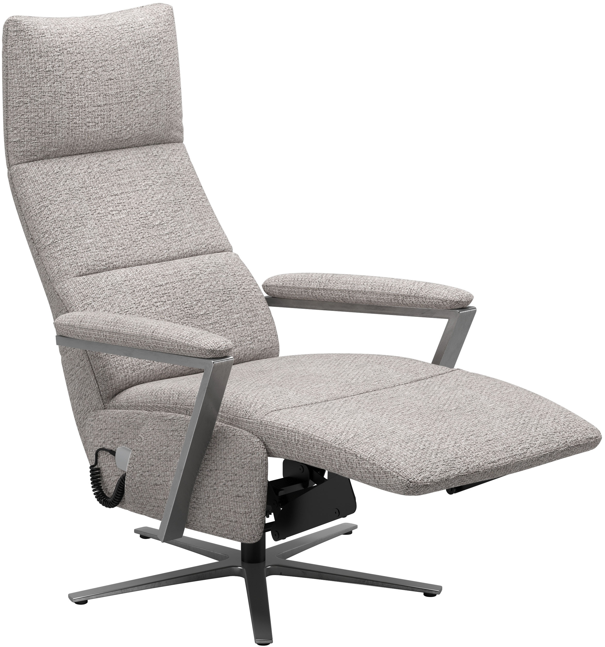 sit&more TV-Sessel »Vario Comfort, inkl. Kopfteilverstellung & 360 Grad Drehfunktion«, inkl. Herz-Waage-Funktion & 3 Motoren, Höhe der Armlehnen 64cm