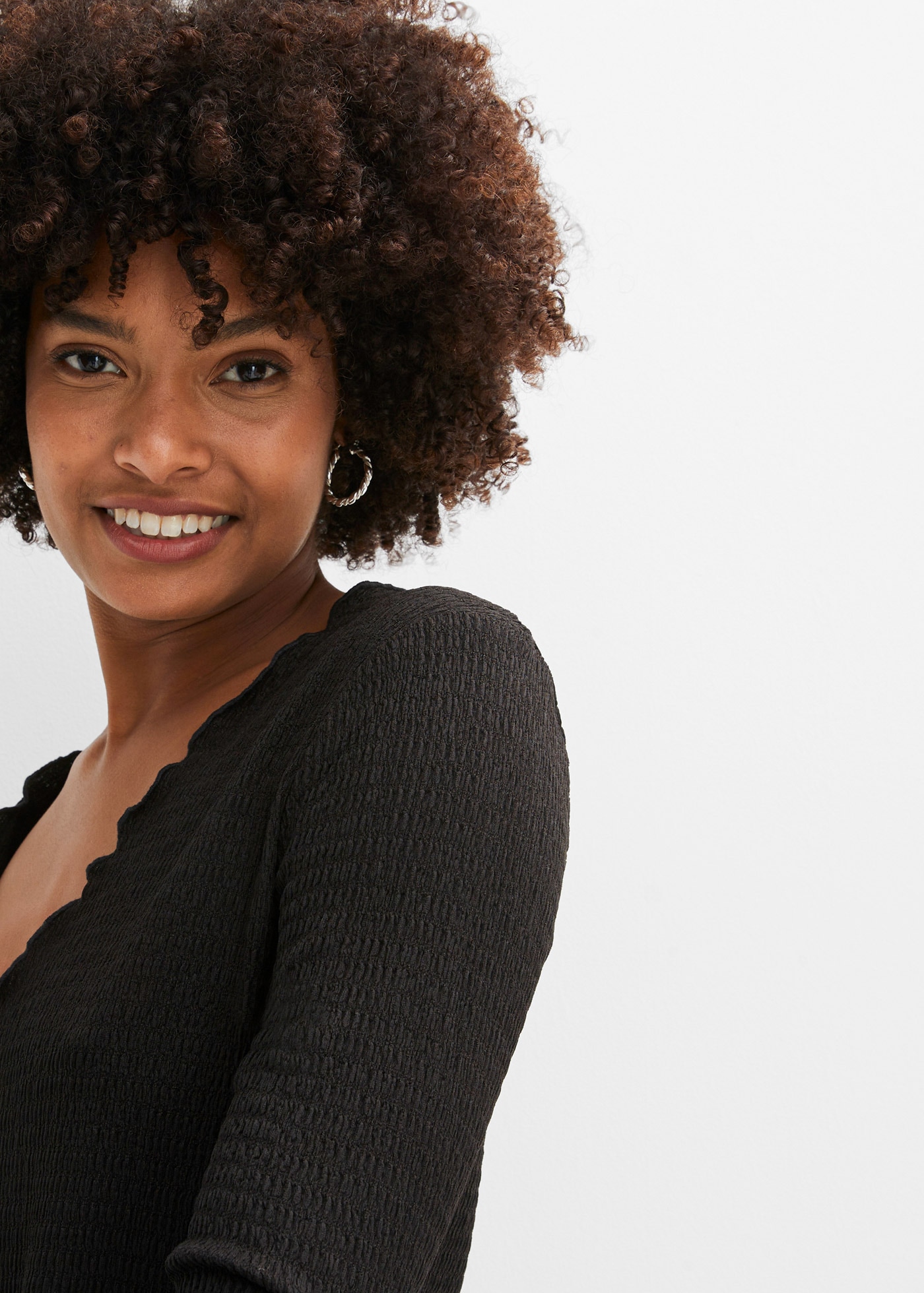 bonprix Shirtjacke "Shirtjacke" bequeme Passform, mit Knopfverschluss, aus günstig online kaufen