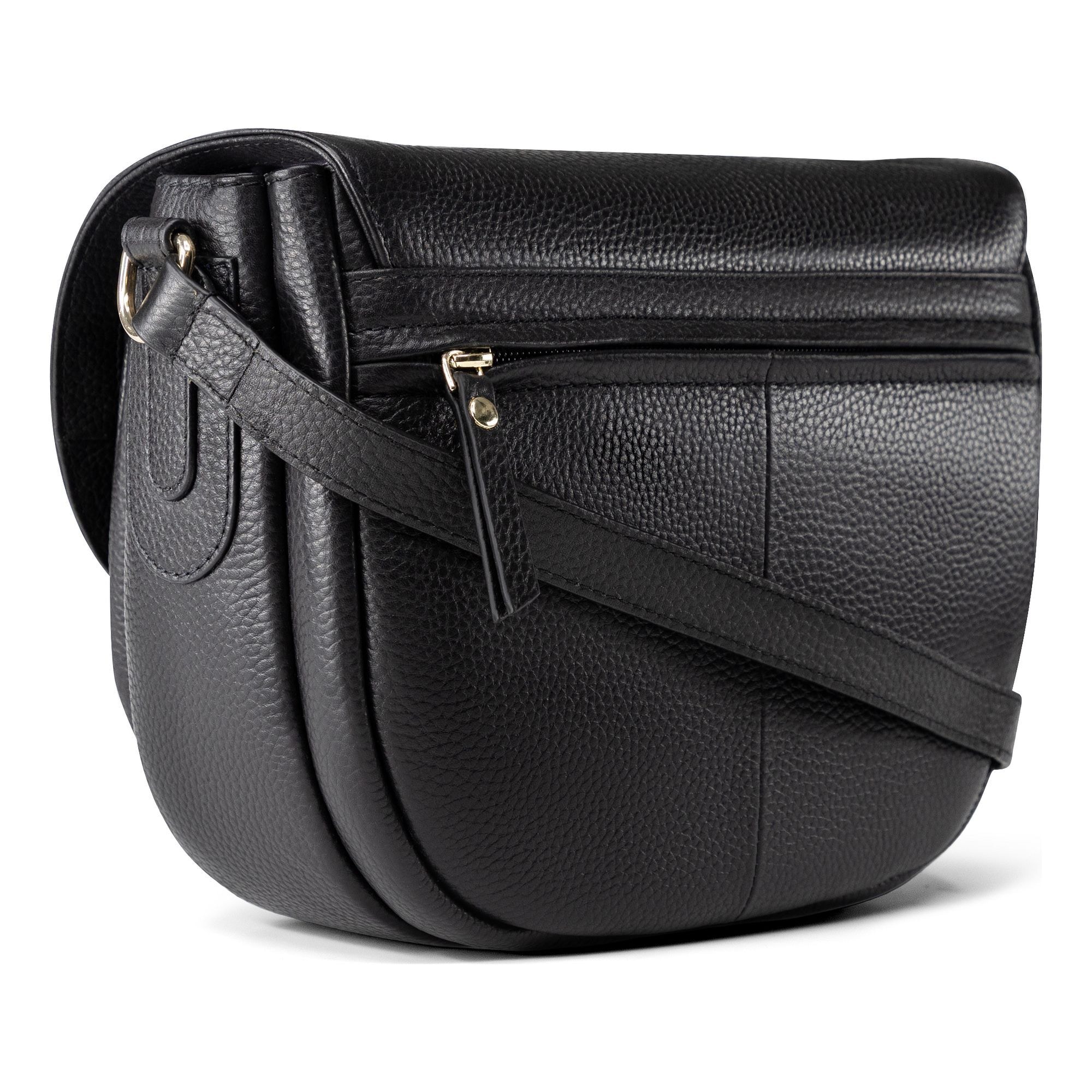 Lazarotti Umhängetasche »Bologna Leather XL Umhängetasche Leder 27 cm«