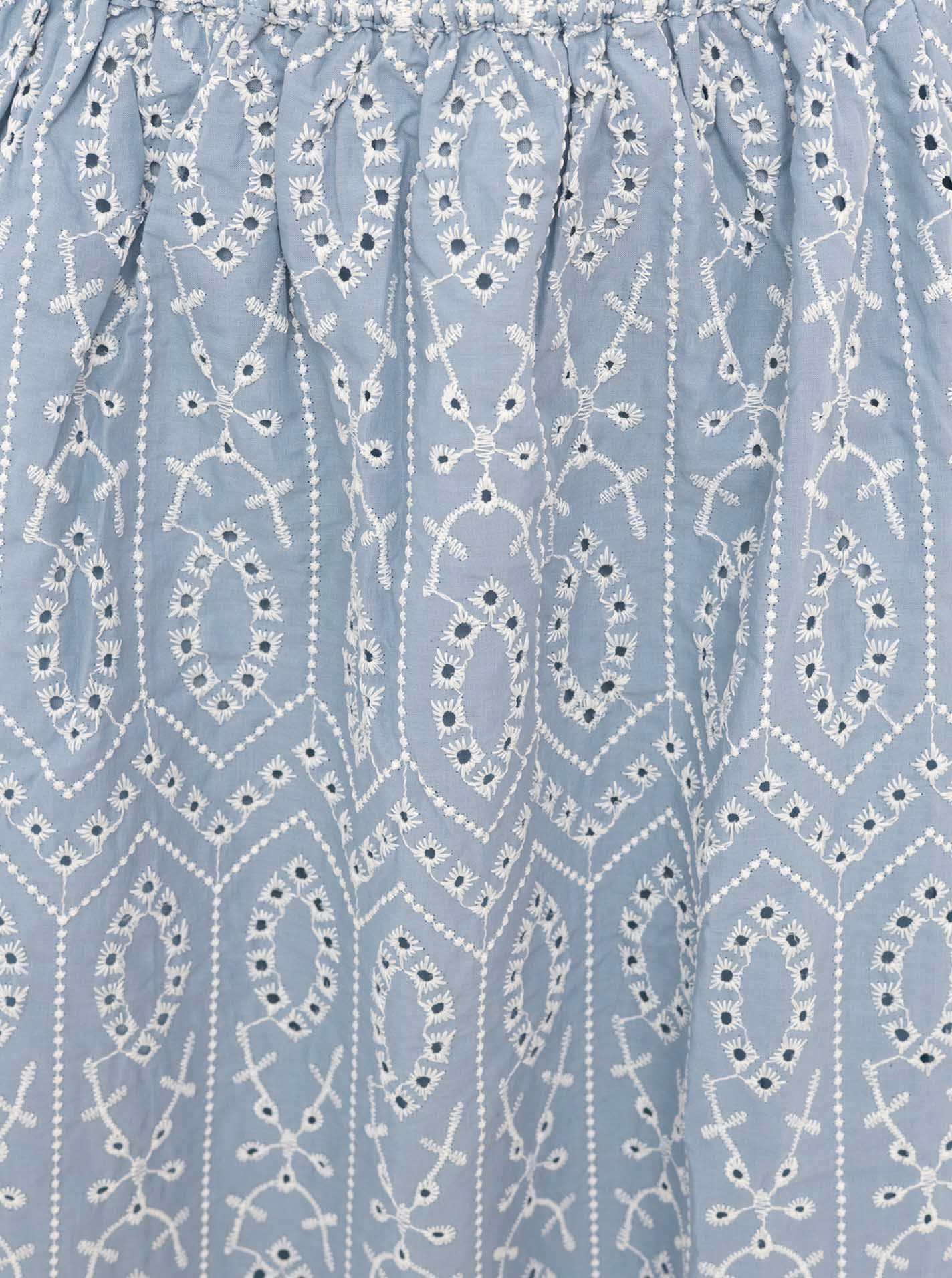 Zwillingsherz Maxirock »"Lochstickerei"« knöchellang, mit Lochspitze, elastischer Bund