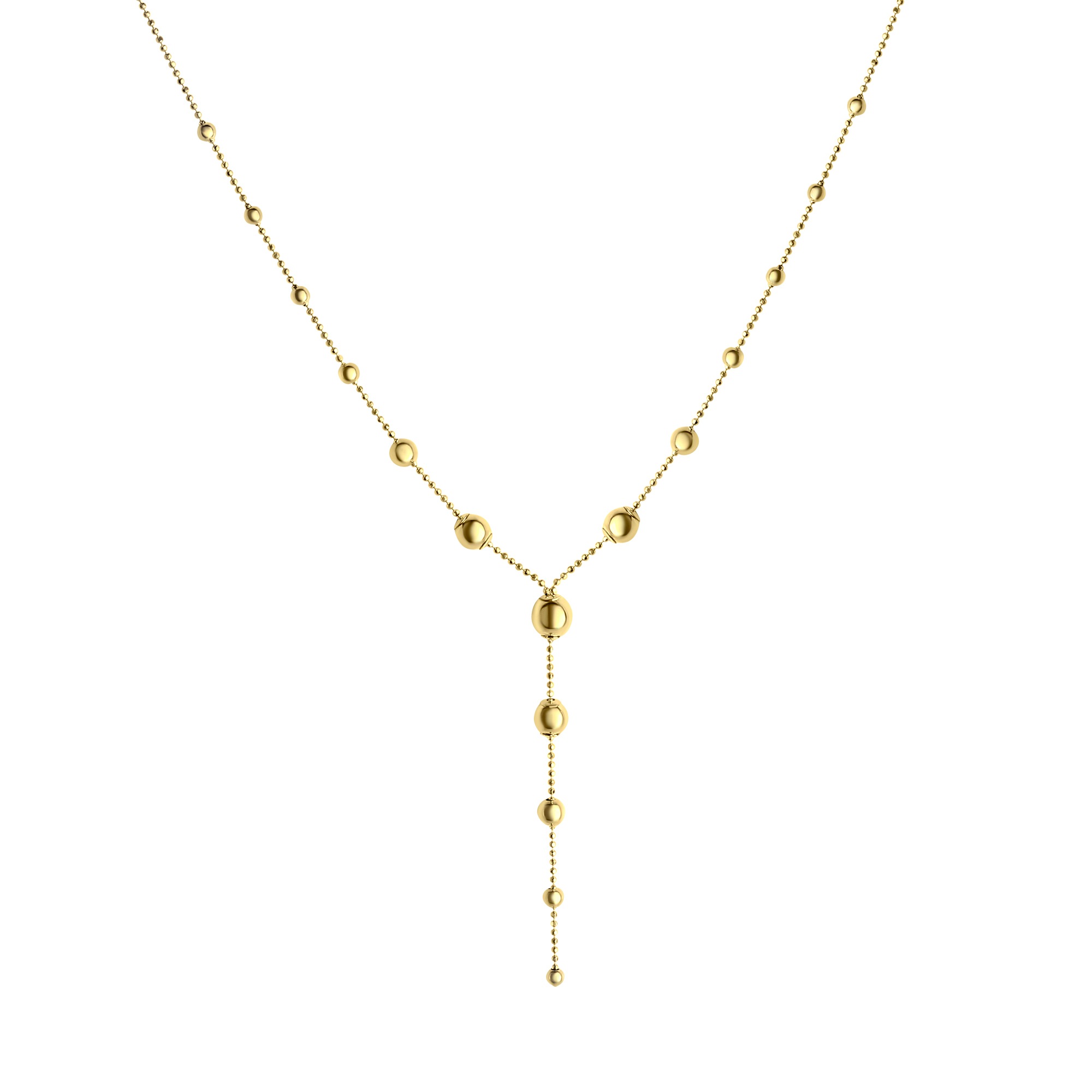 Collierkettchen »585/- Gelbgold Kugeln«