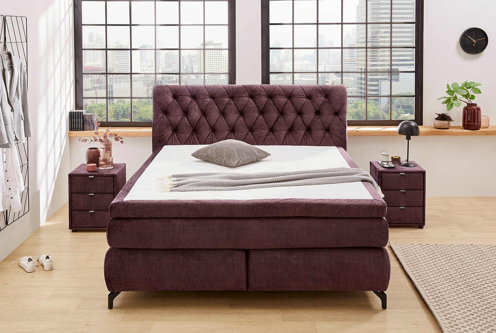 Jockenhöfer Gruppe Boxspringbett »Scarlett«, mit Kaltschaum-Topper