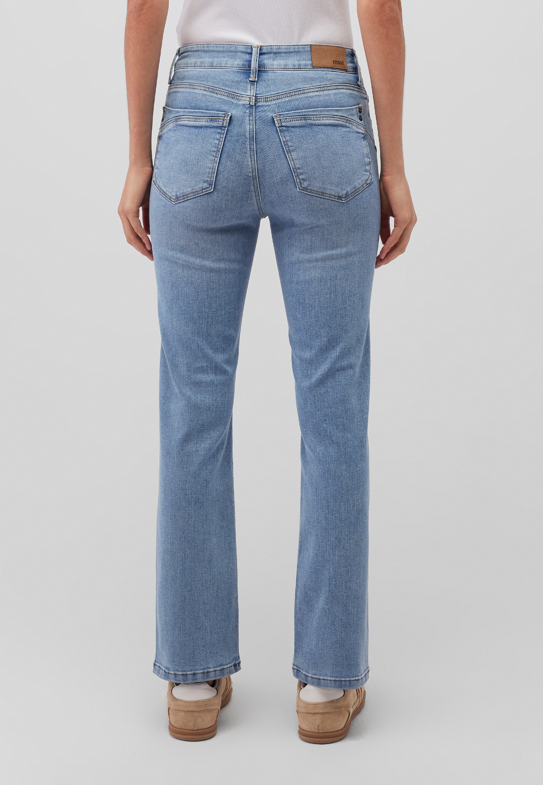 Mavi Straight-Jeans »KENDRA«, gerde Form