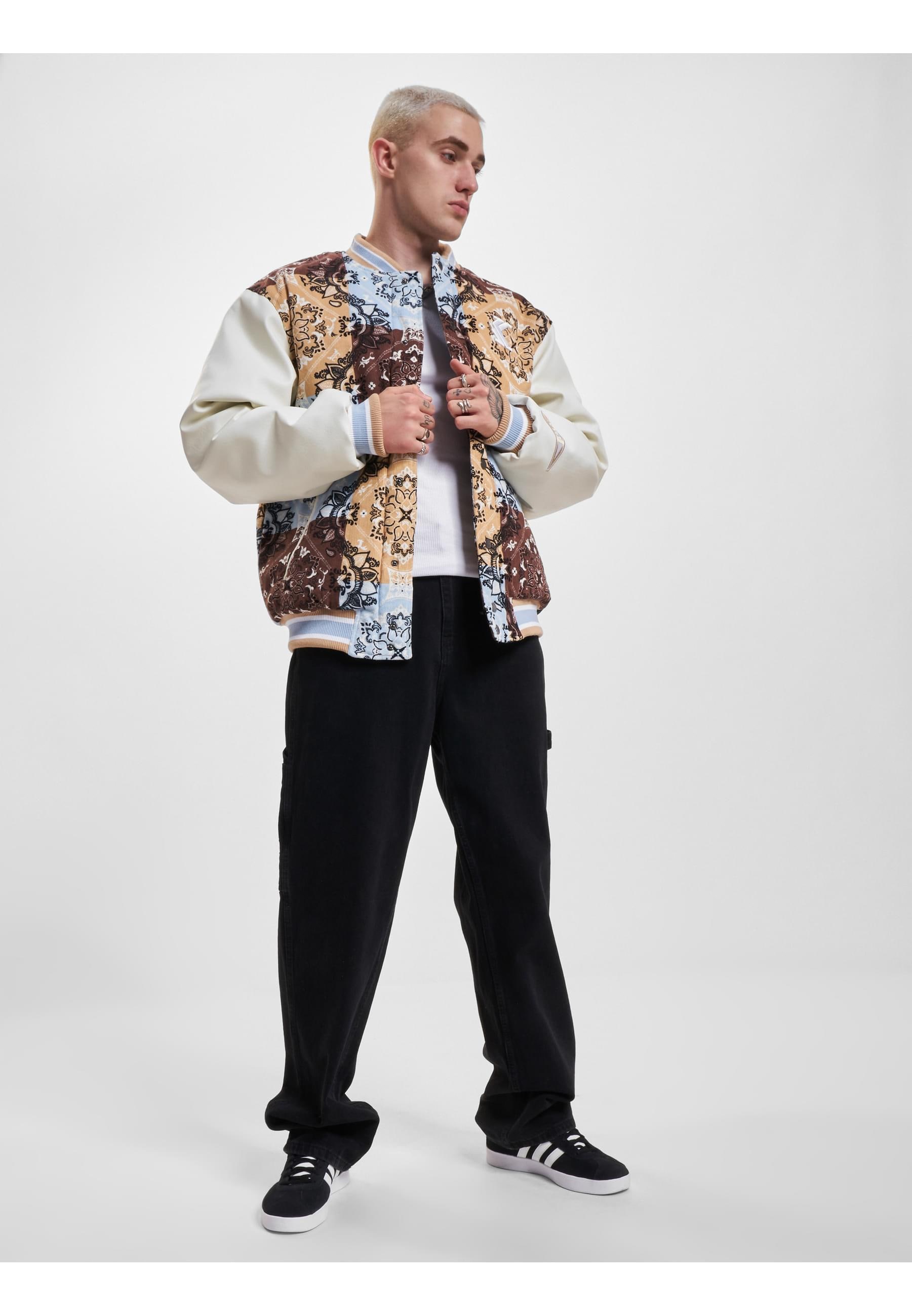 Karl Kani Collegejacke »Karl Kani Herren KM233-046-2 KK OG Block Paisley College Jacket«, (1 St.), ohne Kapuze