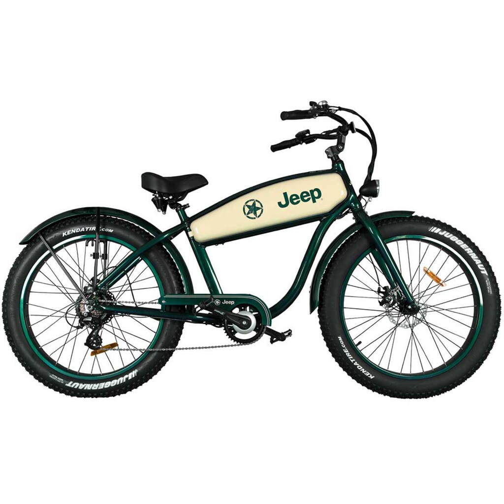 Jeep E-Bikes E-Bike »CR 7004«, 7 Gang, Heckmotor 250 W, (mit Akku-Ladegerät)