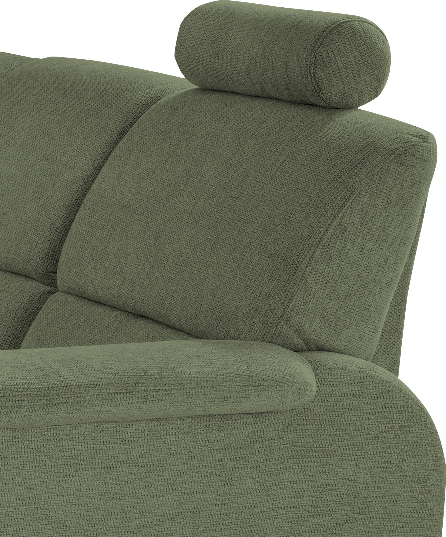 Home affaire Ecksofa »Pisa L-Form, mit Schlaffunktion, Stauraum, 2x höhenverstellbare«, Kopfstützen und Relaxfunktion im Eckelement
