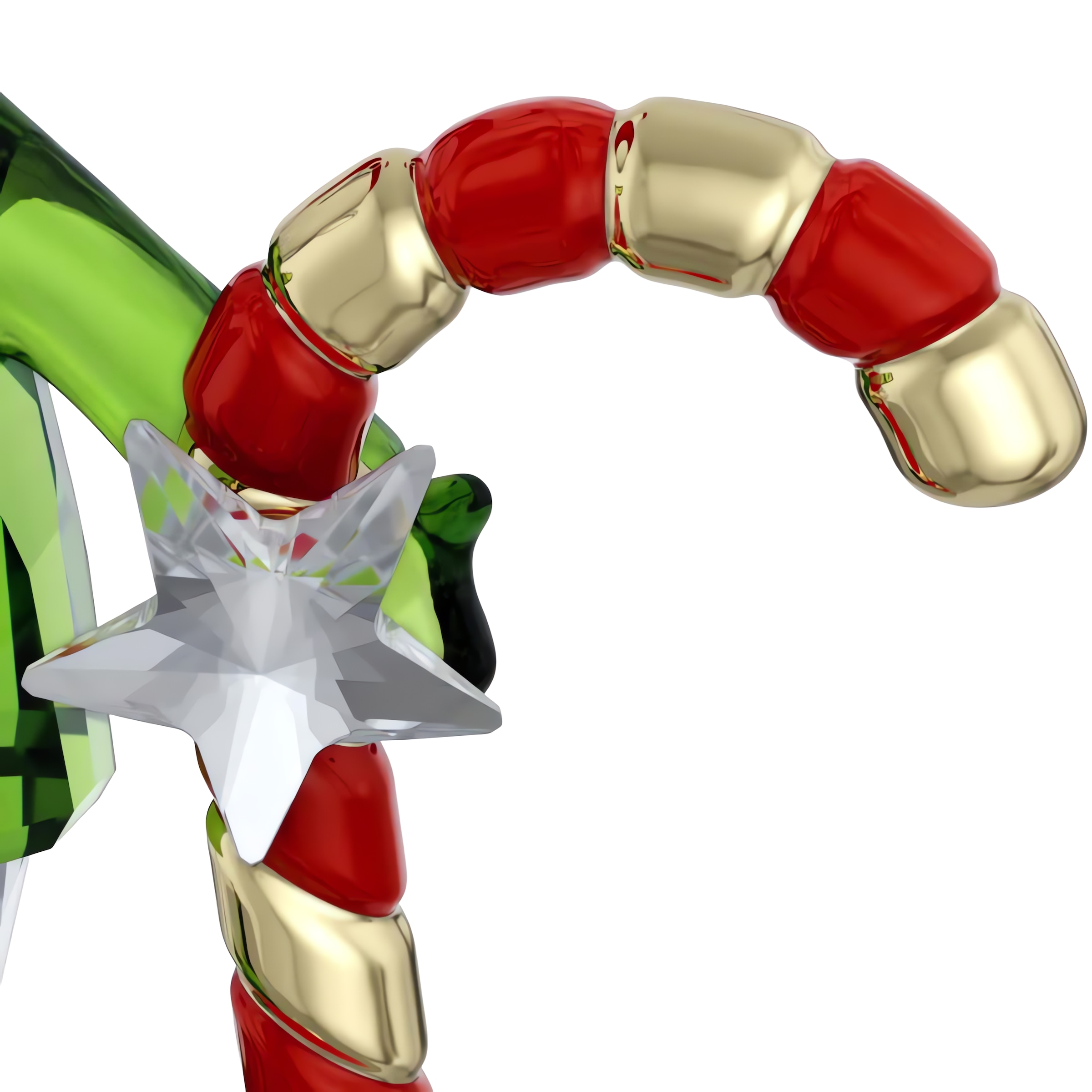 Swarovski Weihnachtsfigur »Dekofigur Kristallfigur Sammelfigur Dulcis Elfe und Zuckerstange,«