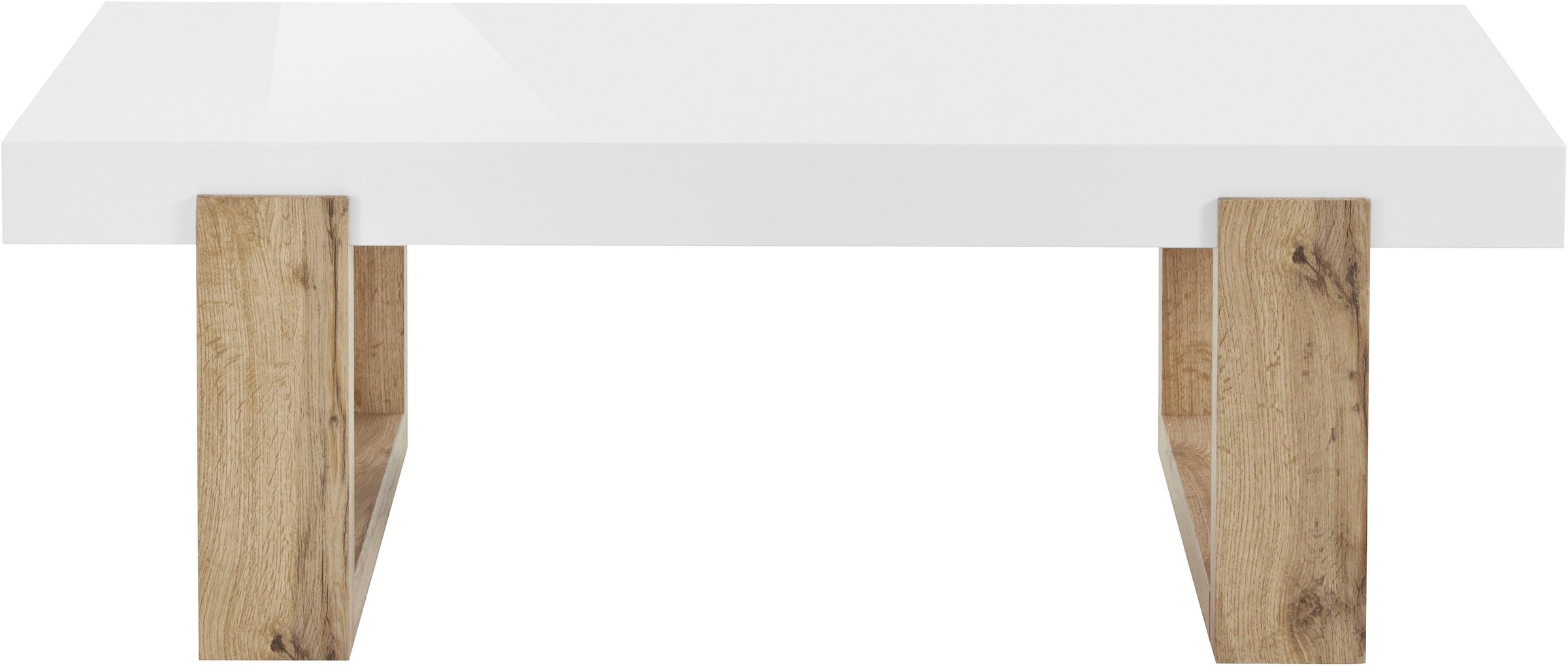 Thumbnail - OTTO home Couchtisch "Solid" hochglanzfarbener weißer Tischplatte, in zwei unterschiedlichen Größen