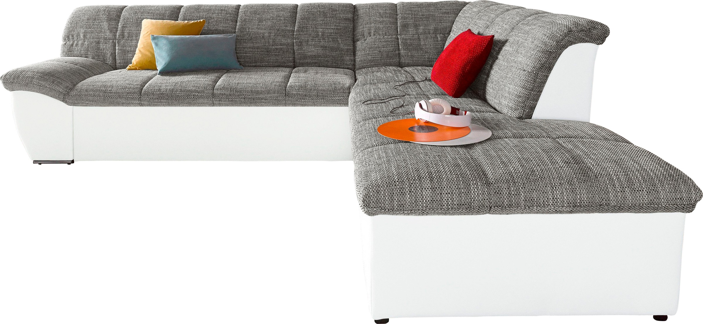 DOMO collection Ecksofa "Splash, aktuelle Sitz- und Rückensteppung, Materia günstig online kaufen