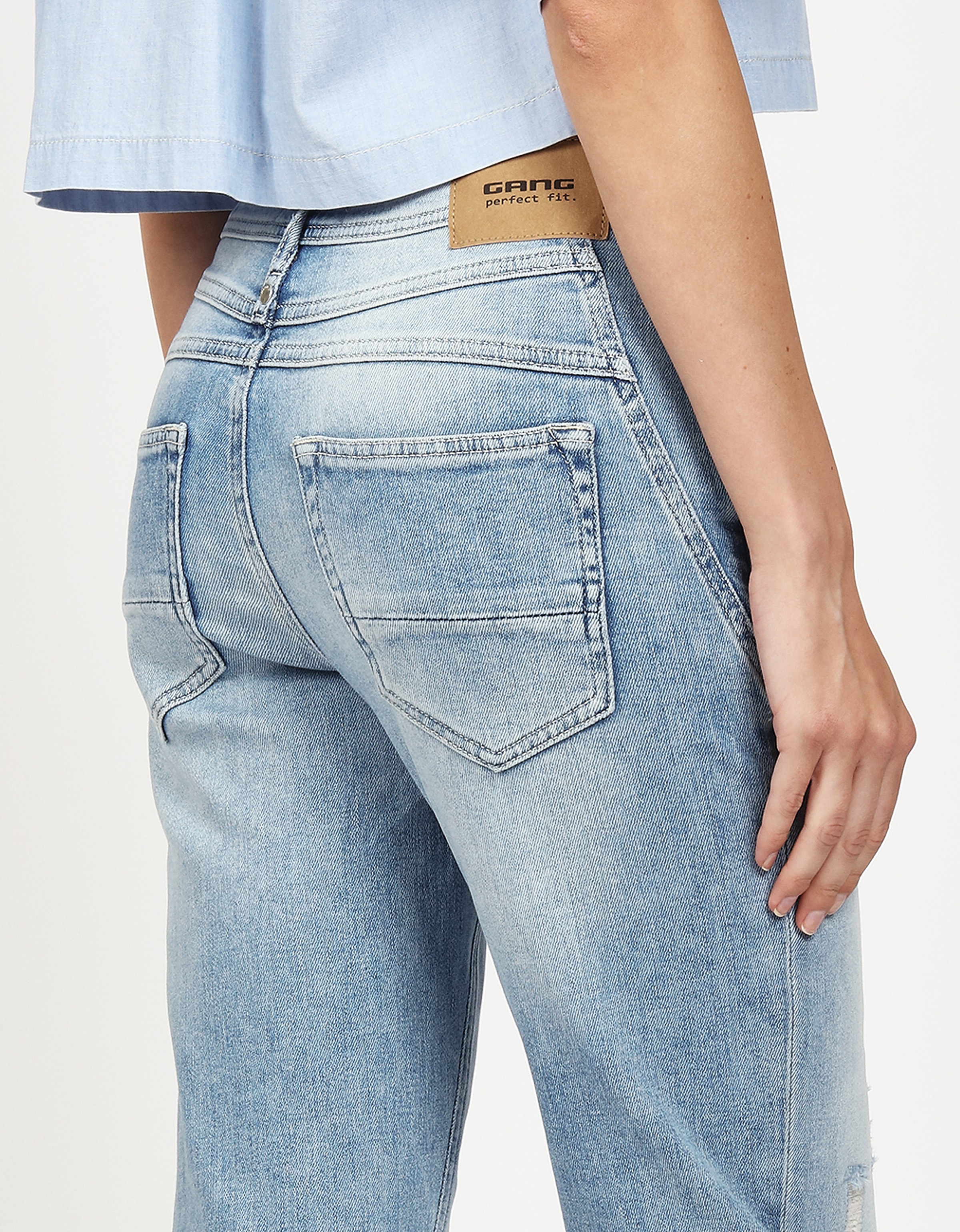 Thumbnail - GANG 5-Pocket-Jeans "94ADELA" im Relaxed Fit