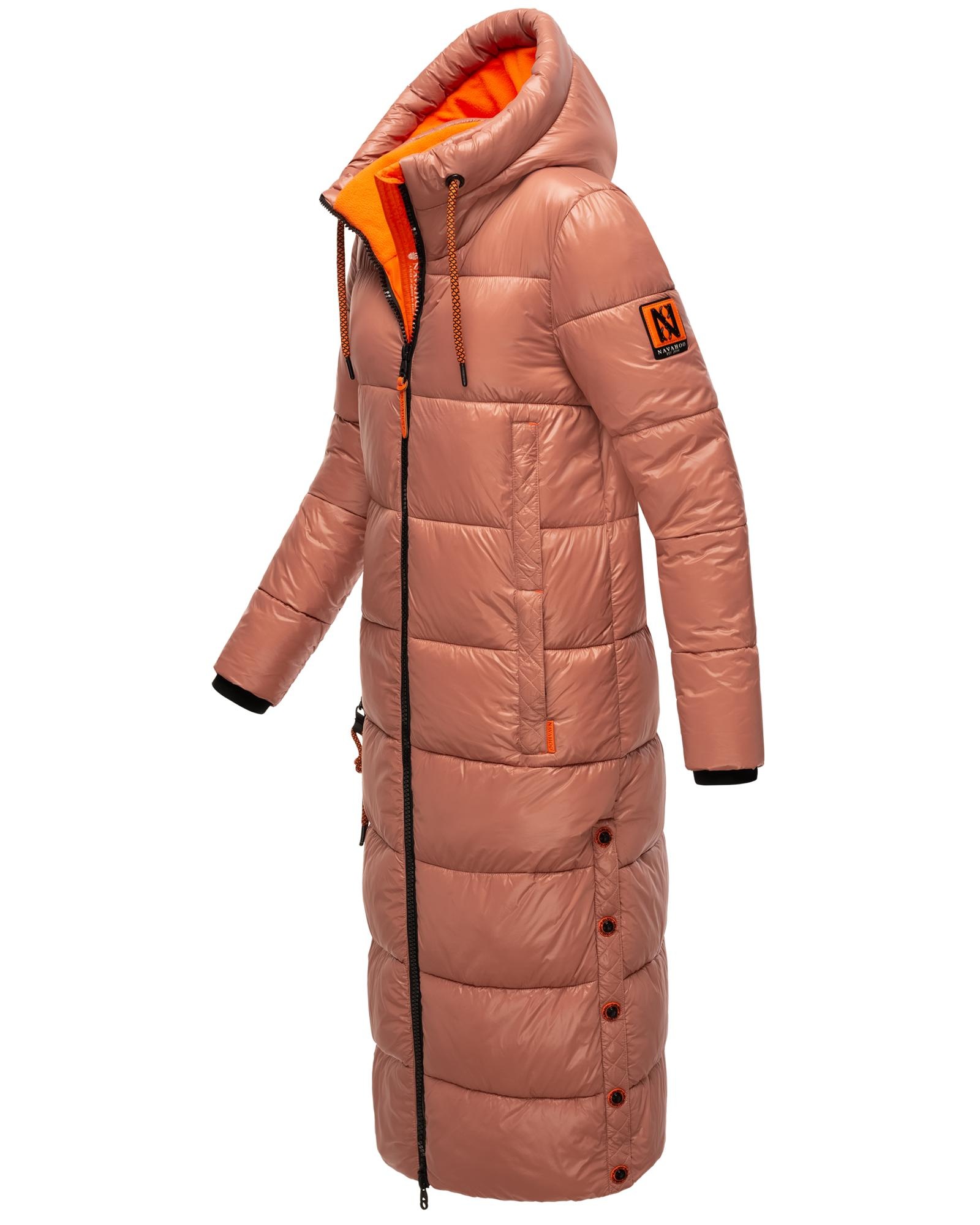 Navahoo Steppmantel »Schmuseengel«, warm gefütterte Winter Steppjacke mit Kontrastdetails