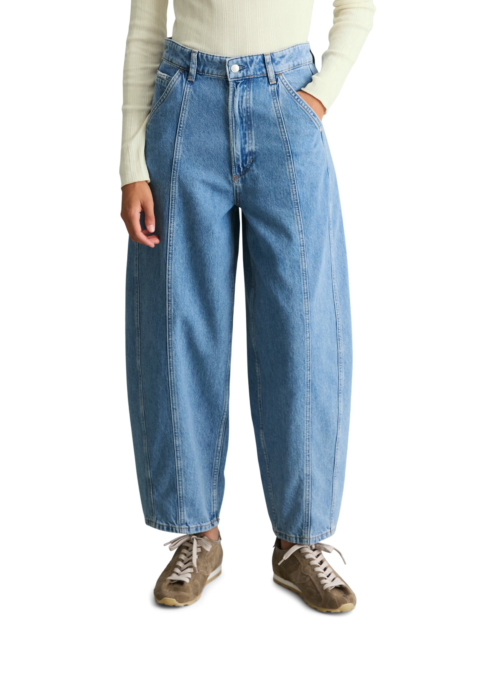 Marc OPolo DENIM Weite Jeans "aus Rigid Denim"