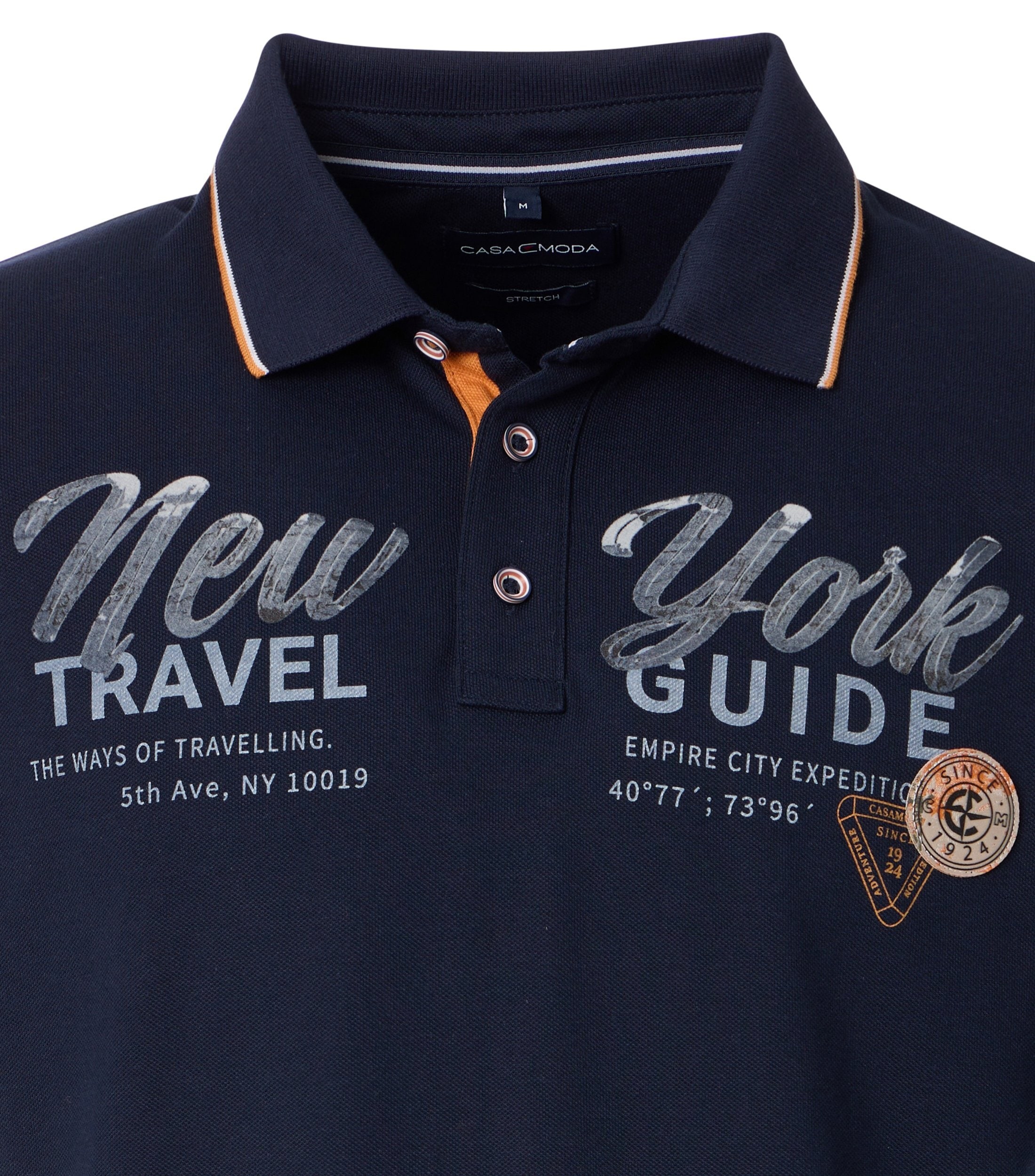 CASAMODA Poloshirt »CASAMODA Polo-Shirt uni«