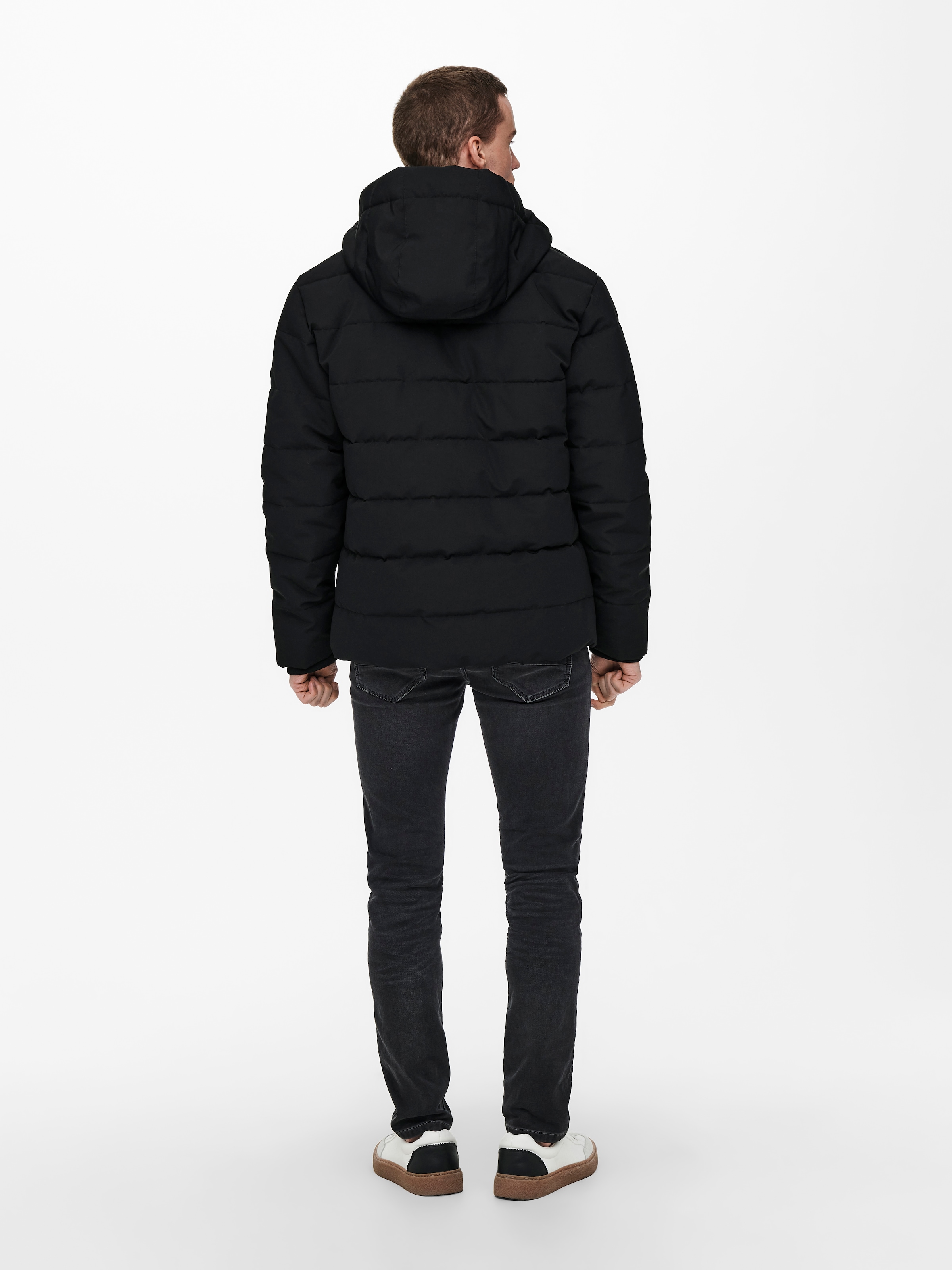 ONLY & SONS Steppjacke »ONSCAYSON PUFFA OTW NOOS«, mit Kapuze