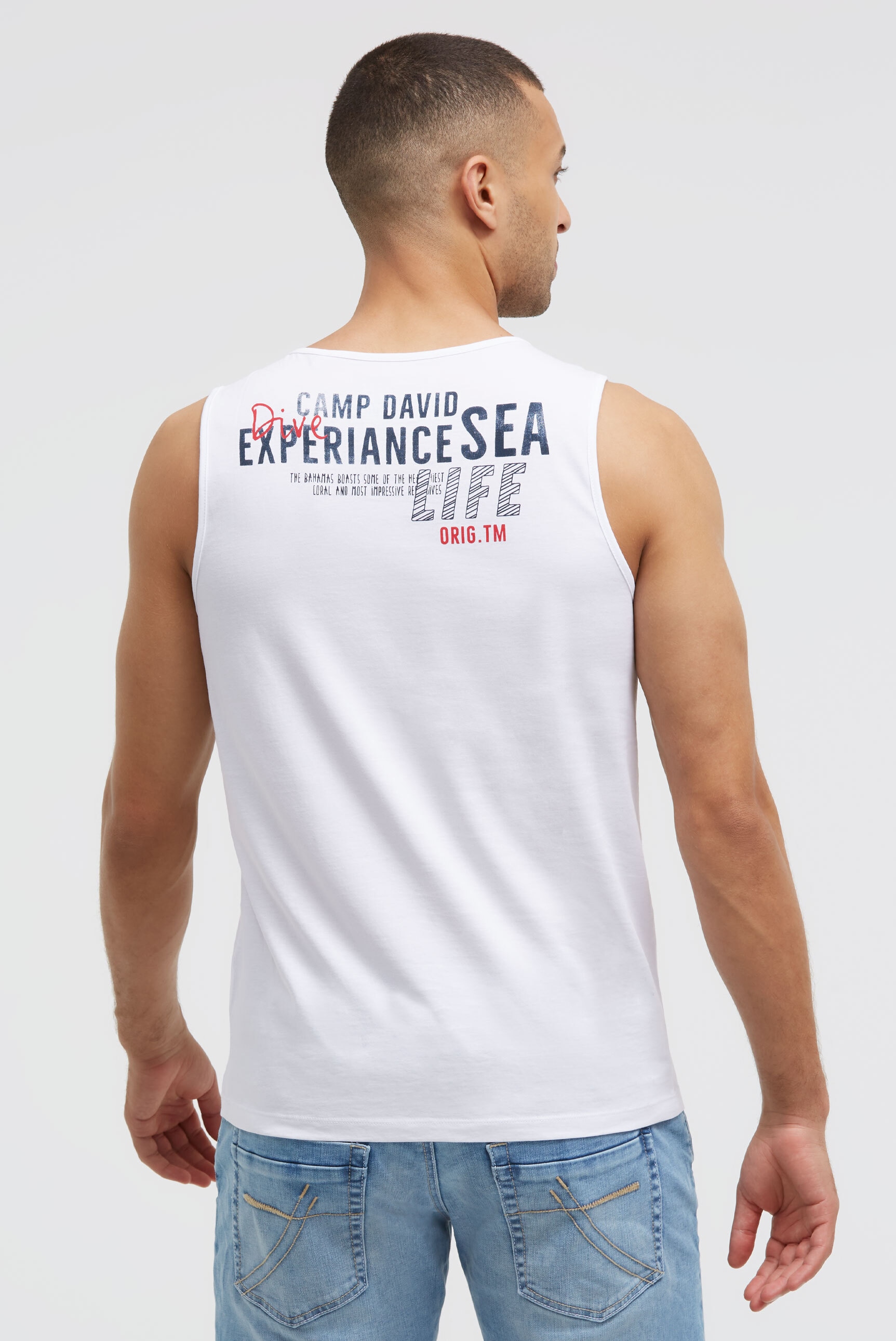 CAMP DAVID Tanktop aus Baumwolle