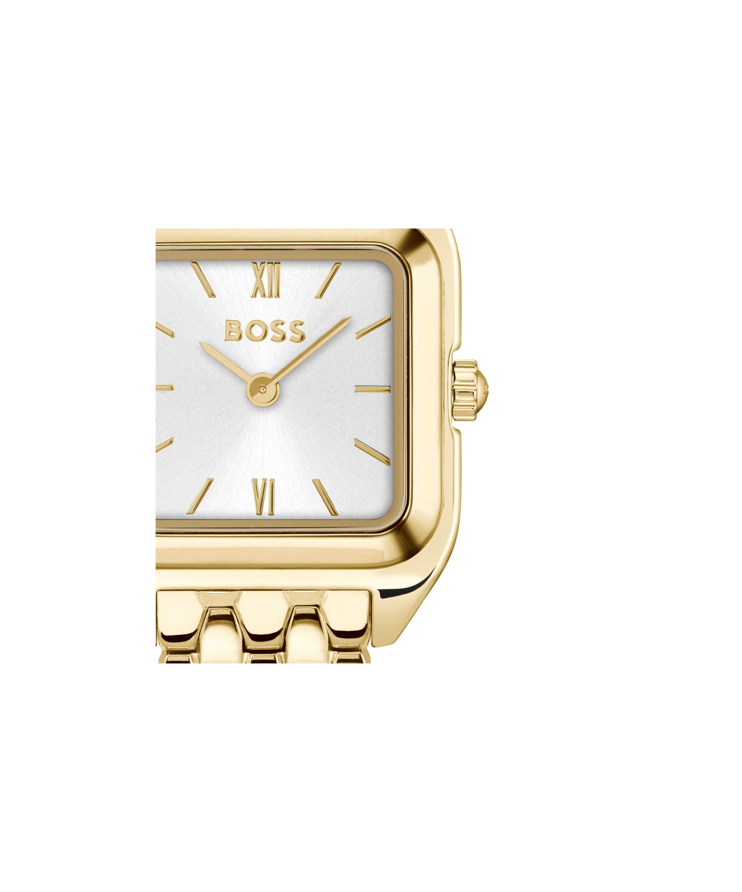 BOSS Quarzuhr »MAE PETITE«, Armbanduhr, Damenuhr, Edelstahlarmband, analog