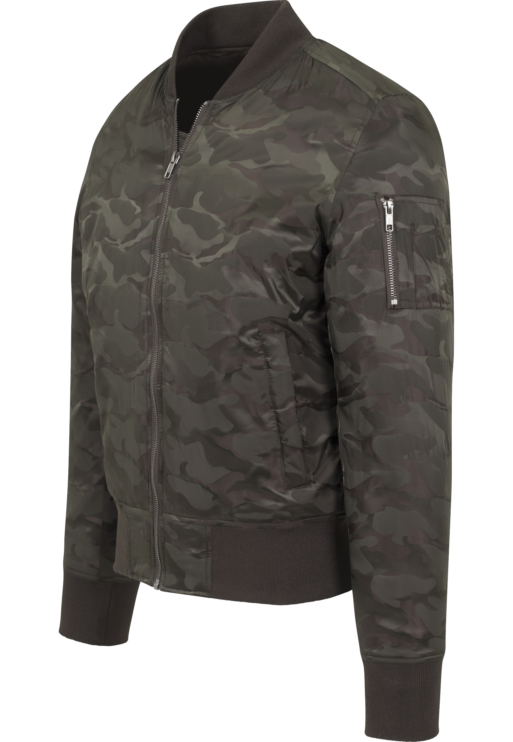 URBAN CLASSICS Bomberjacke »Urban Classics Herren Tonal Camo Bomber Jacket« 1 Stk. tlg. ohne Kapuze