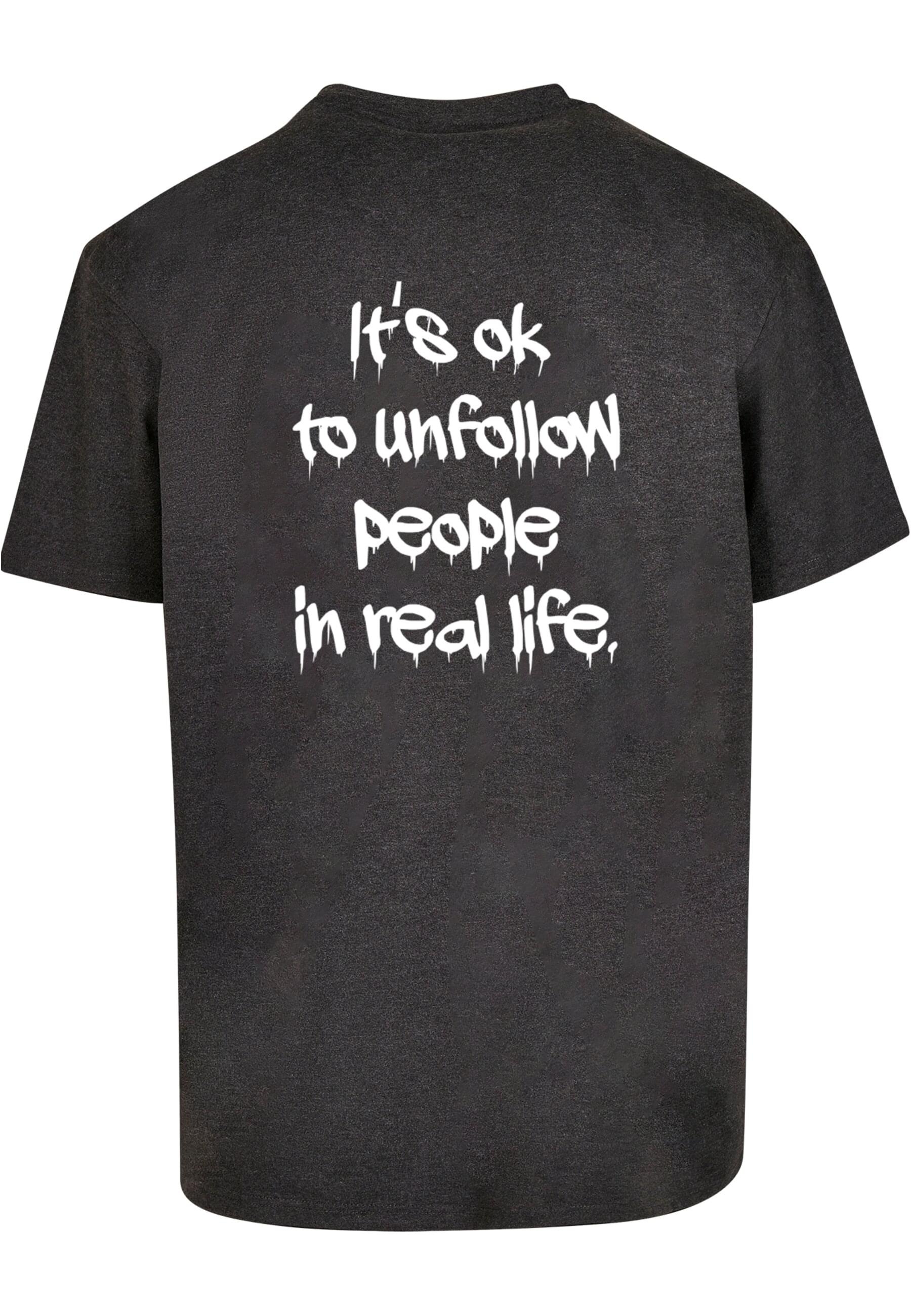 Merchcode T-Shirt "Merchcode Herren Unfollow Oversize Tee" 1 Stk. tlg. günstig online kaufen