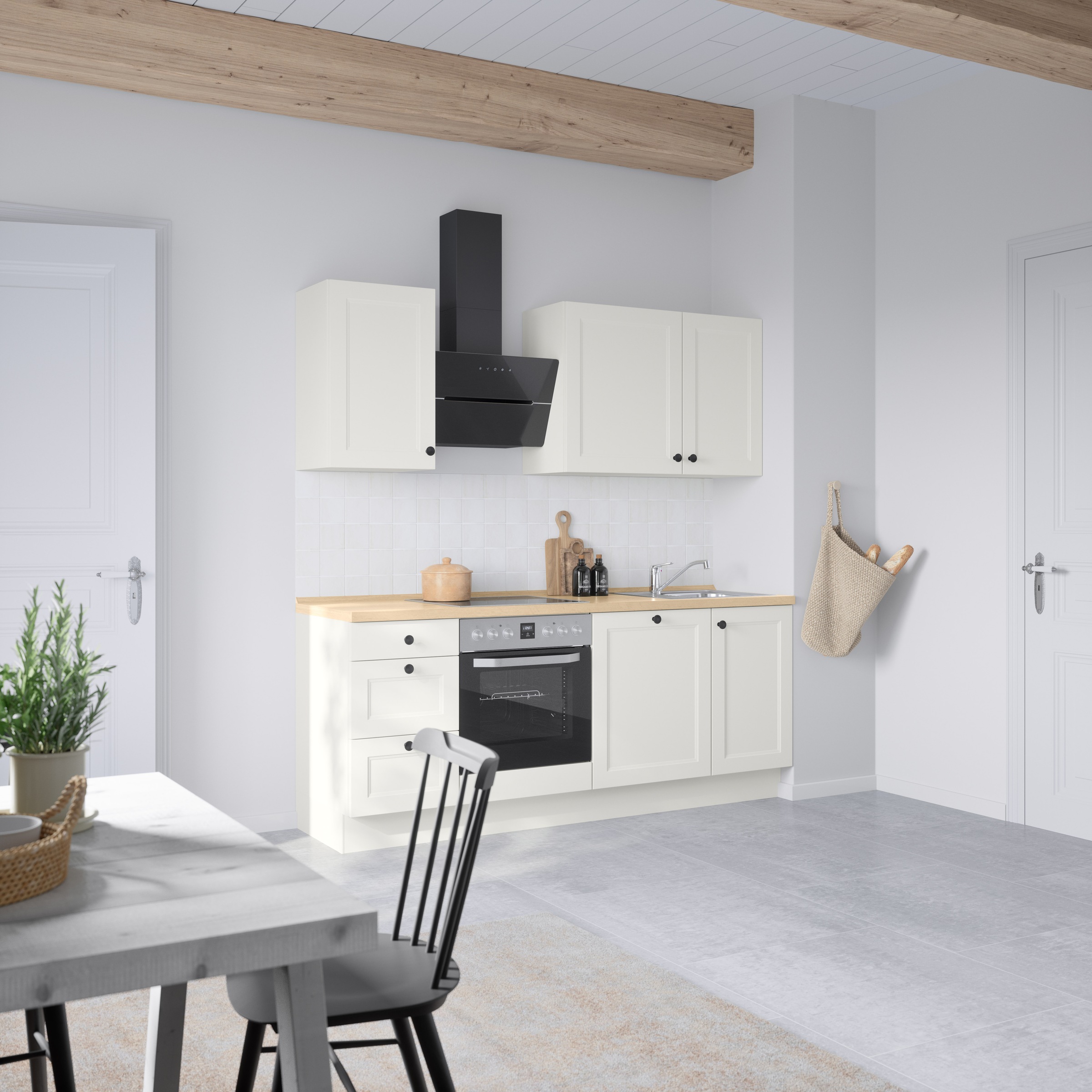 nobilia® Küchenzeile »"Cascada II"«, vormontiert, Breite 210 cm, Ausrichtung wählbar, wahlw. mit E-Geräten