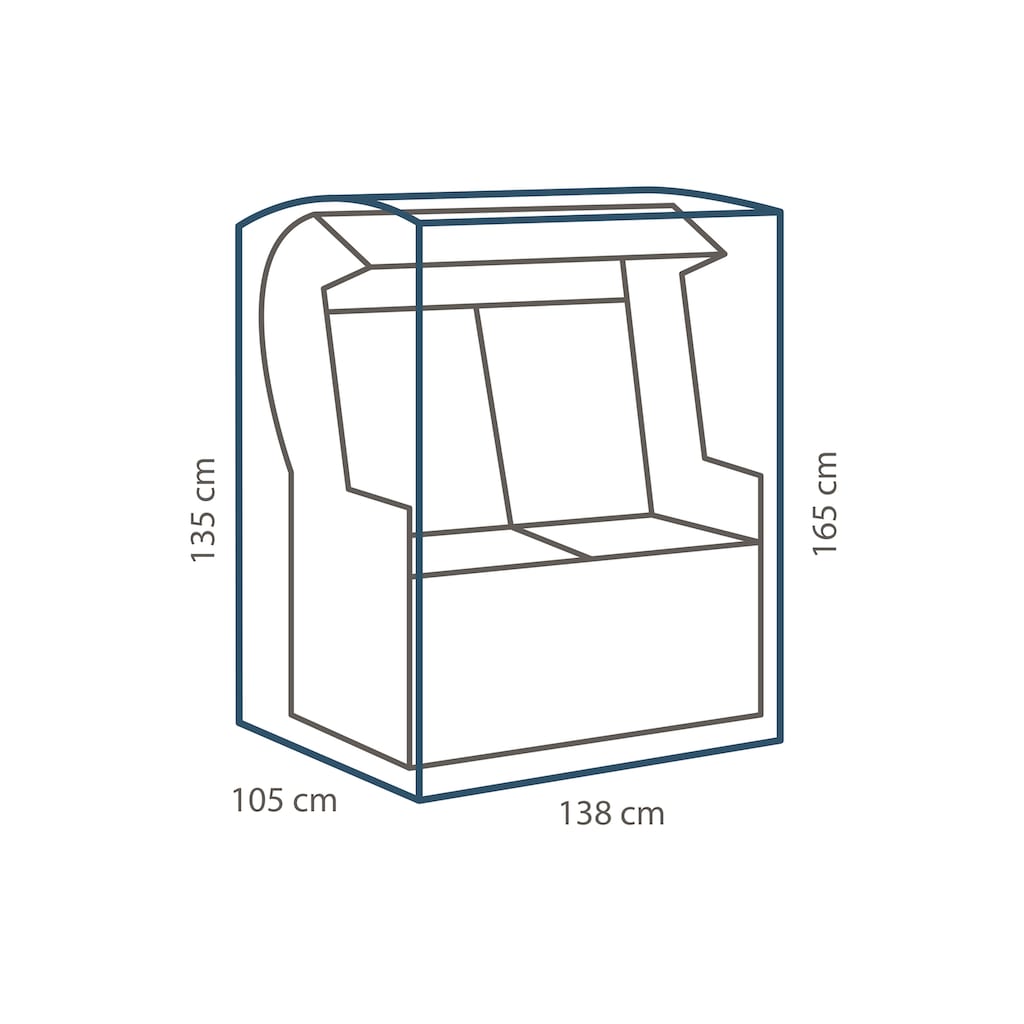 winza outdoor covers Strandkorb-Schutzhülle »Premium«