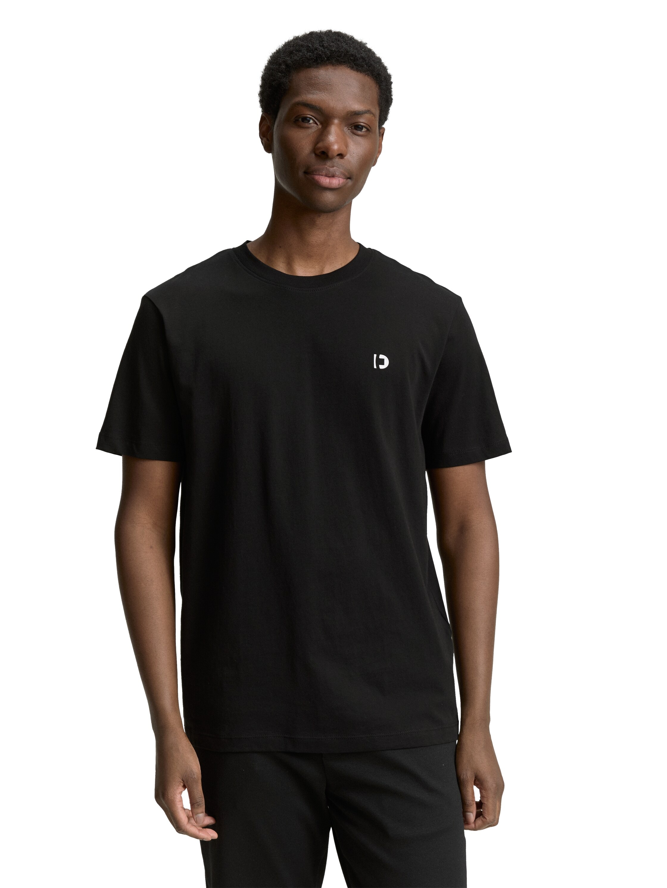 TOM TAILOR Denim T-Shirt, (Packung, 3 tlg.), mit Logo Print