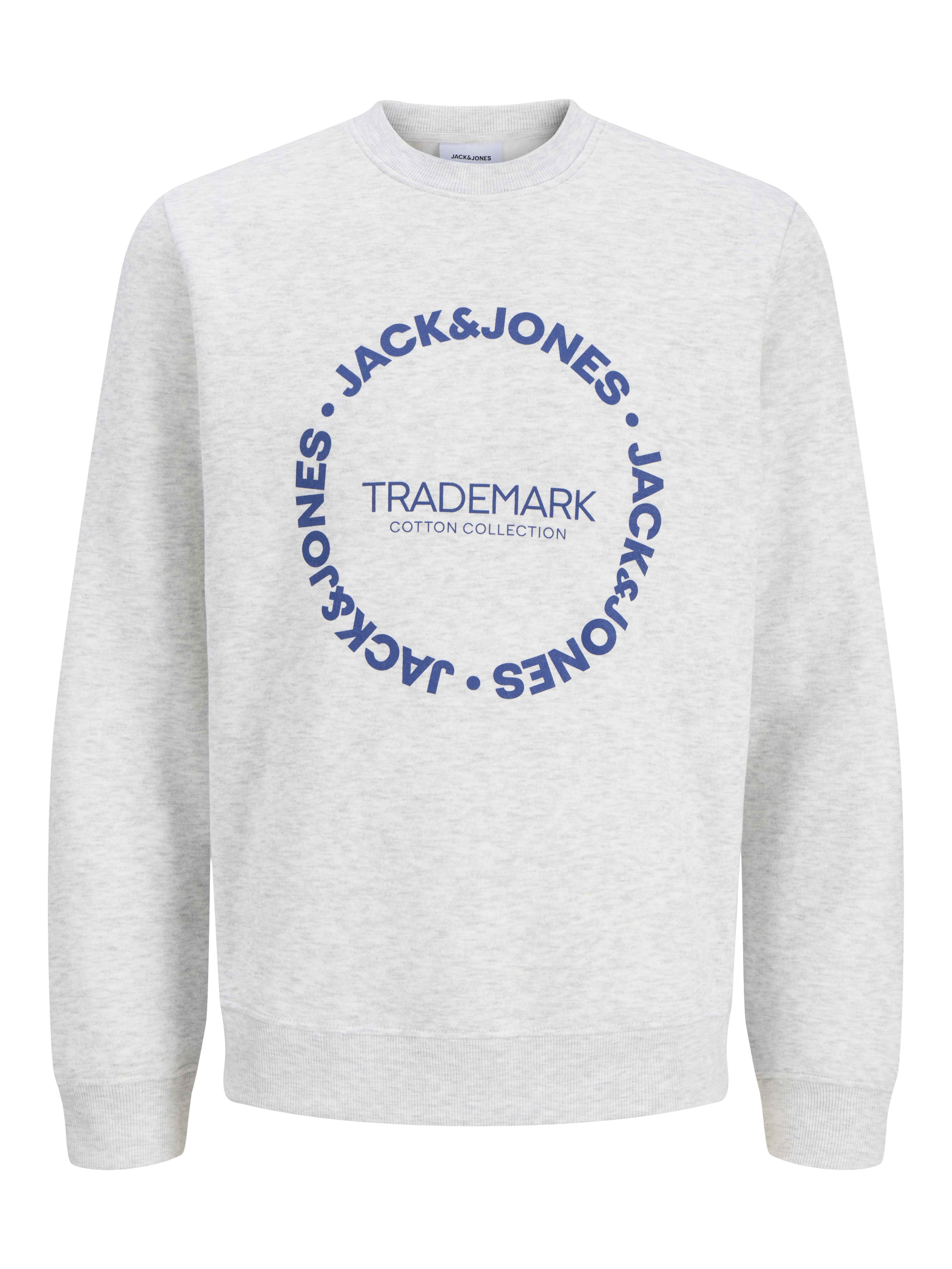 Jack & Jones Sweatshirt "JJBENSON SWEAT CREW NECK", Materialmix, regular fit