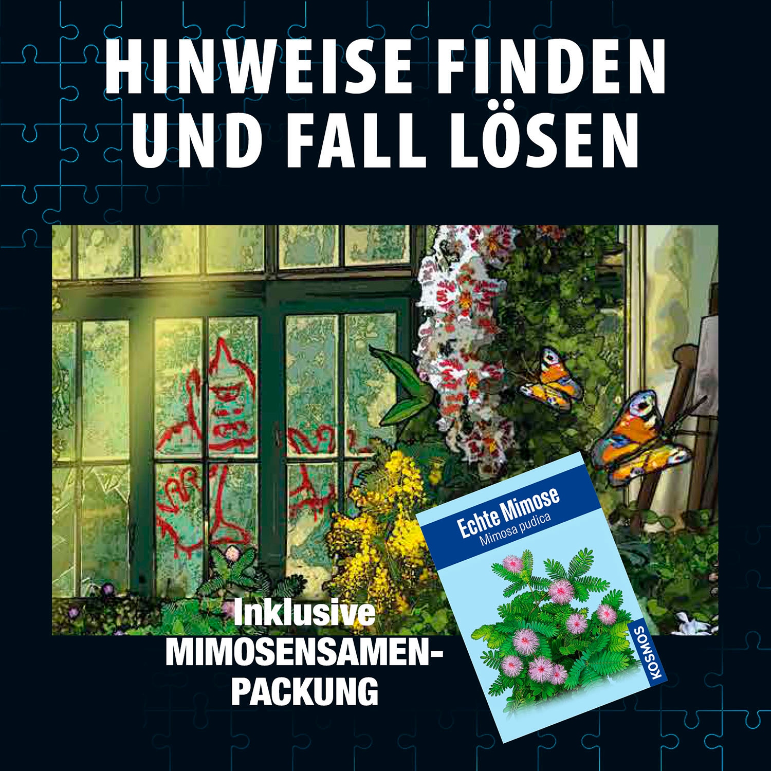 Kosmos Puzzle »Krimipuzzle Die drei ??? Die Blüte des Verderbens« Made in Germany