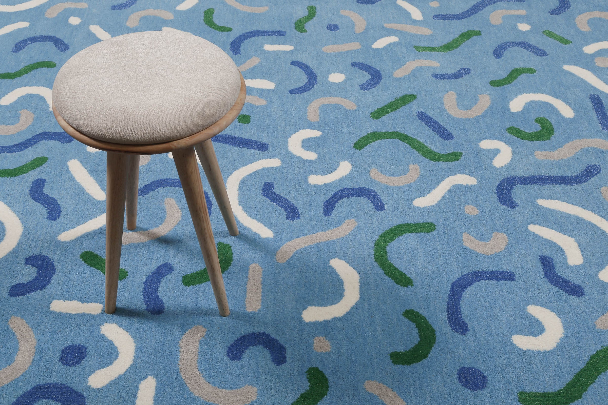 SMART KIDS Kinderteppich »Confetti« rechteckig 16 mm Höhe Kinder- & Spielteppich, Hoch-Tief-Effekt, Schurwolle, Kinderzimmer