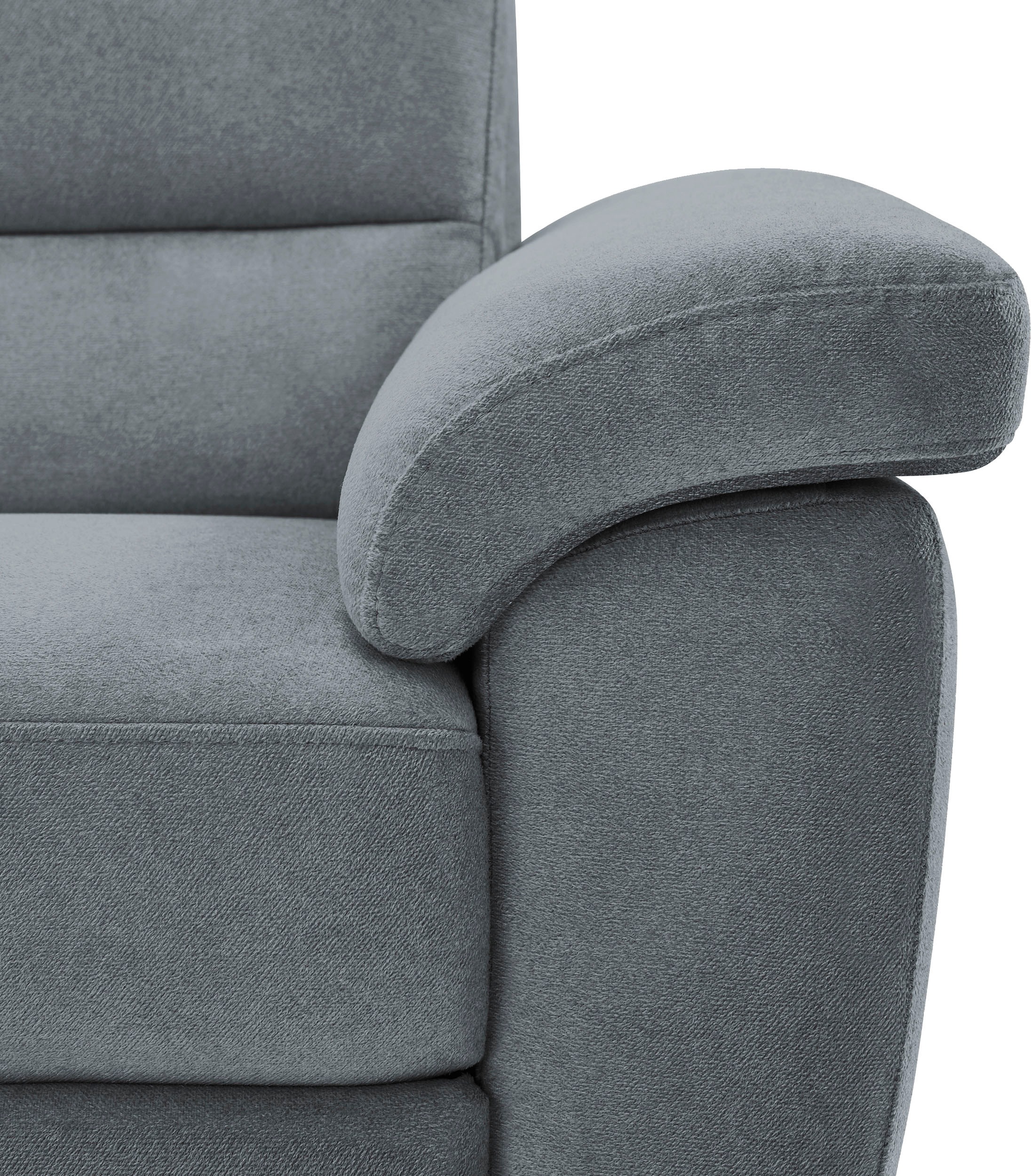 CALIZZA INTERIORS Ecksofa »Onyx L-Form«, Recamiere links oder rechts, wahlweise mit Bettfunktion, Breite 270 cm