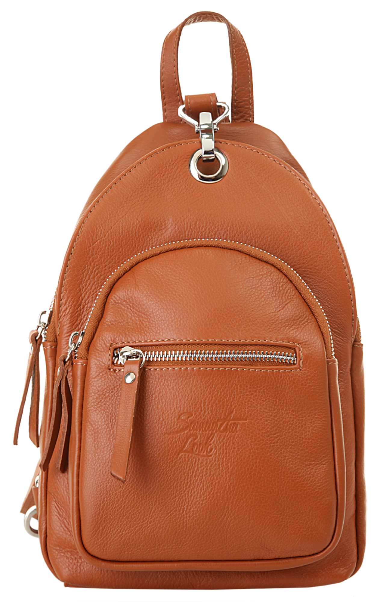 Samantha Look Cityrucksack, echt Leder, Made in Italy