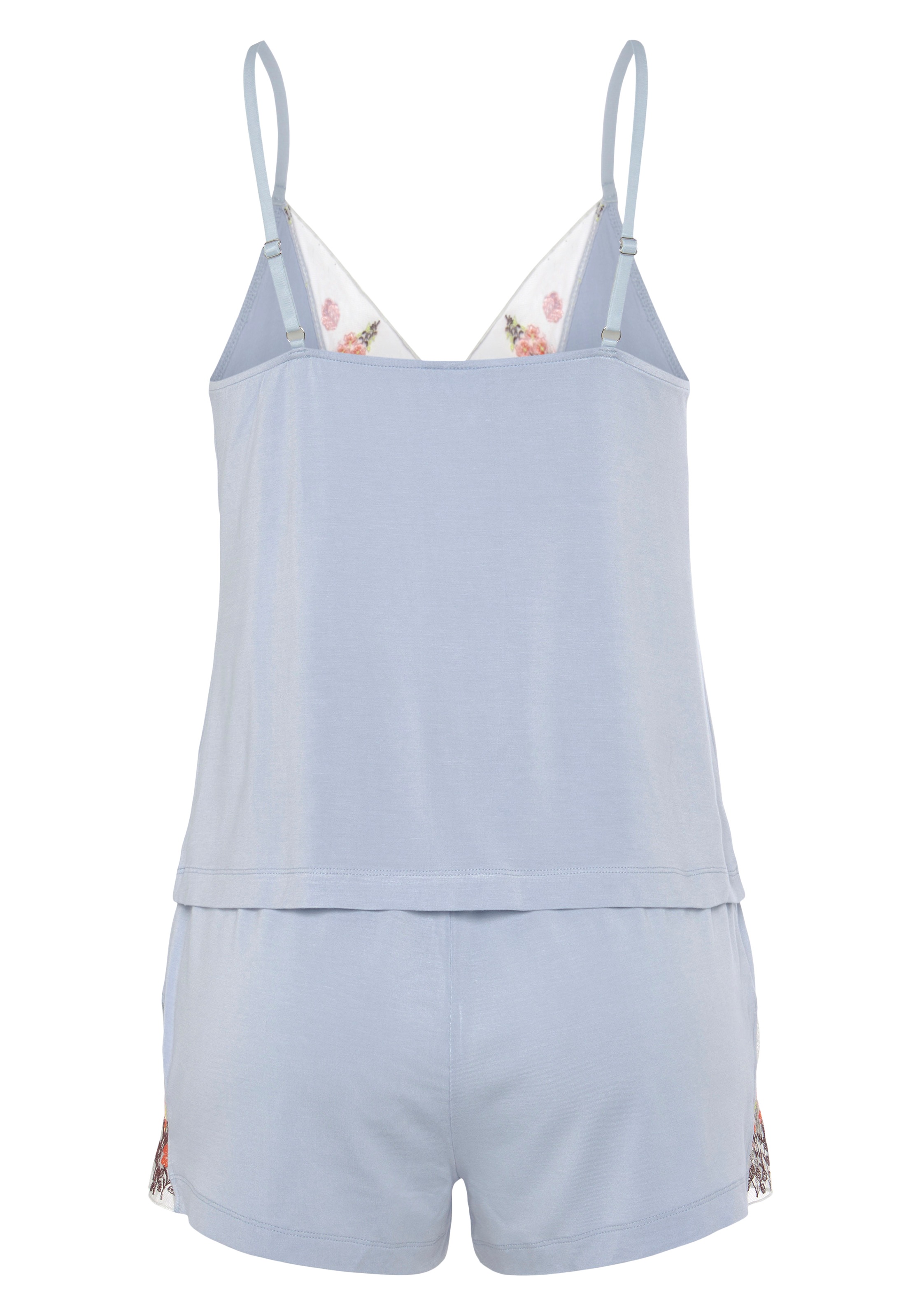 LASCANA Shorty 2 Stk. tlg., mit hübschen Spitzendetails günstig online kaufen