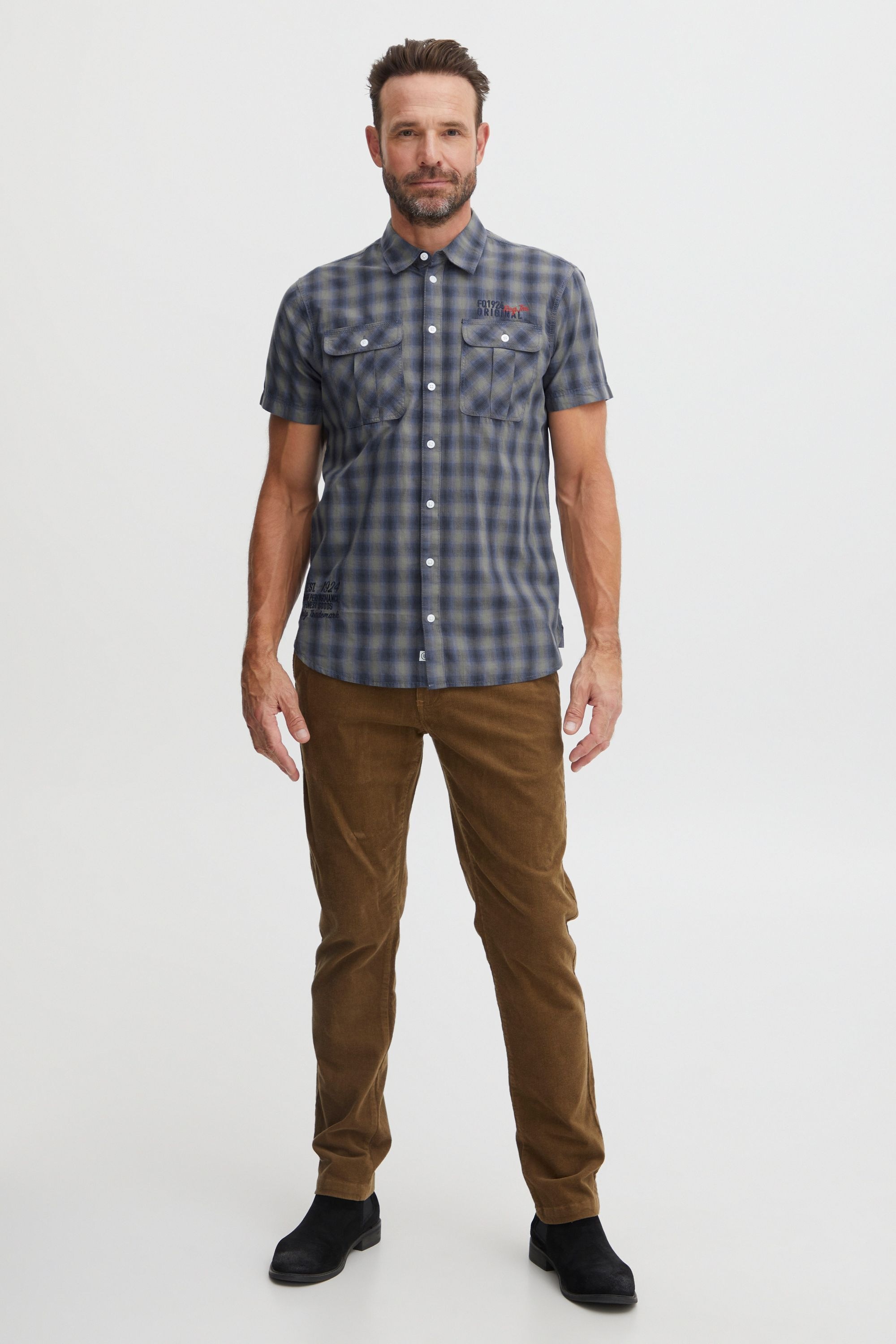 FQ1924 Kurzarmshirt "Kurzarmhemd FQSamir" günstig online kaufen