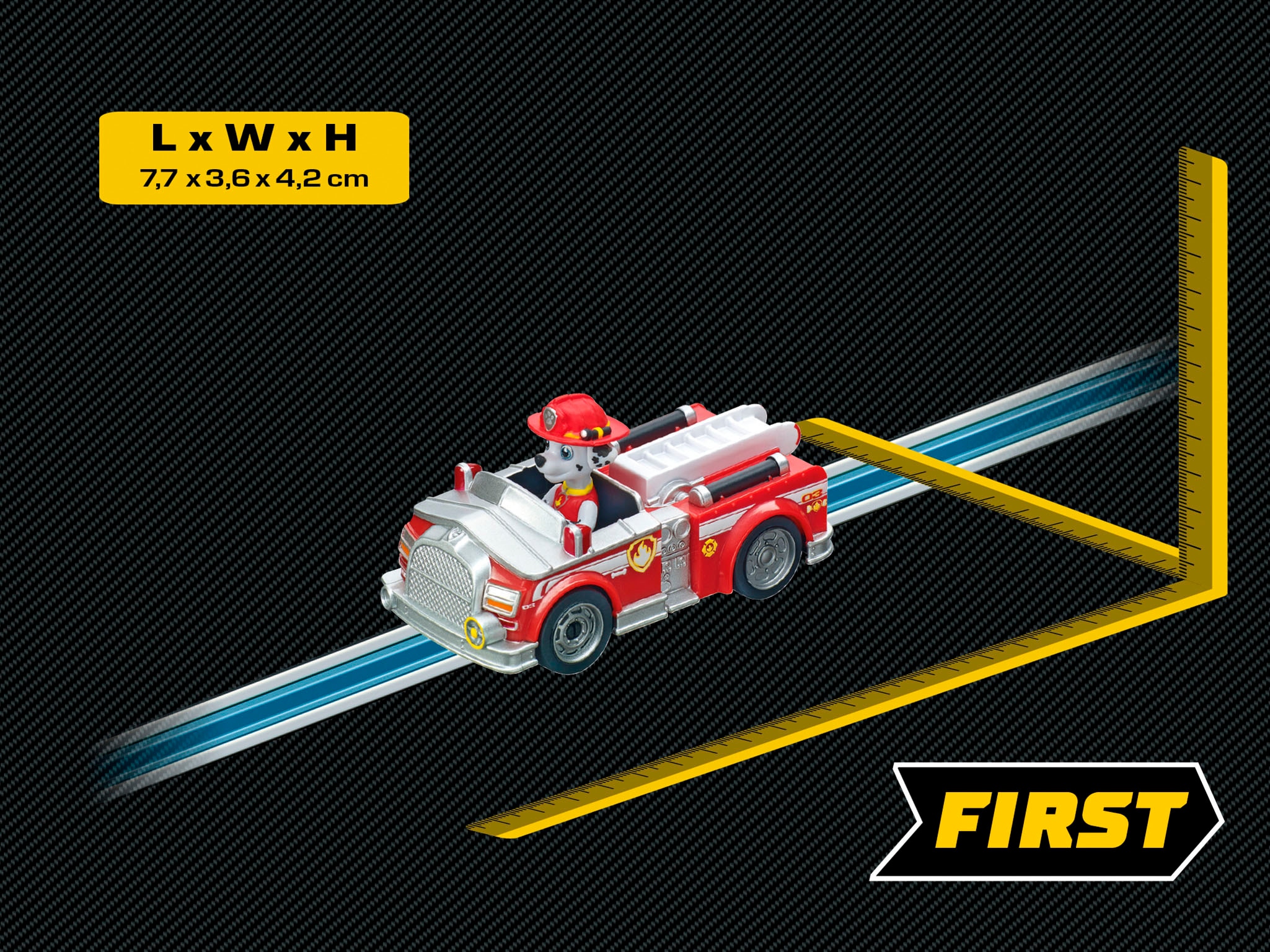 Carrera® Autorennbahn »Carrera First, Paw Patrol - On the Track«