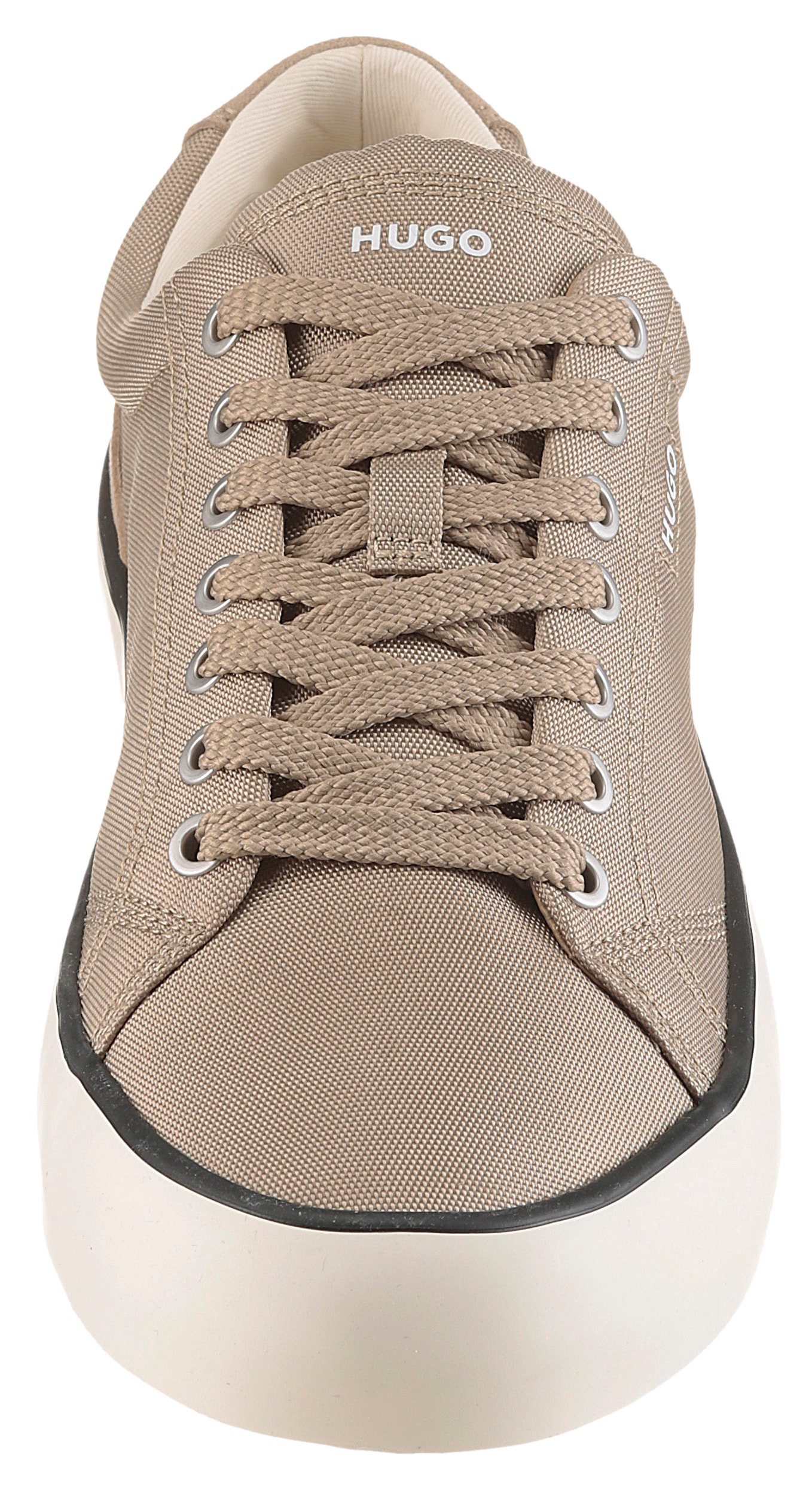 HUGO Blue Sneaker »B-cross«  Schnürschuh, Halbschuh, Plateausneaker mit gep. Schaftrand