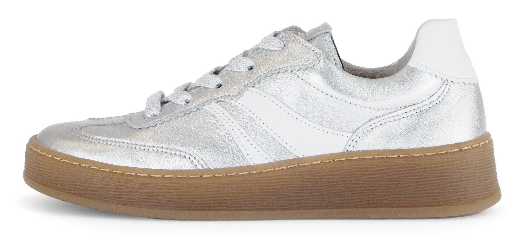 Gabor Plateausneaker »FLORENZ«, Freizeitschuh, Halbschuh, Schnürer in bequemer Schuhweite G (=weit)
