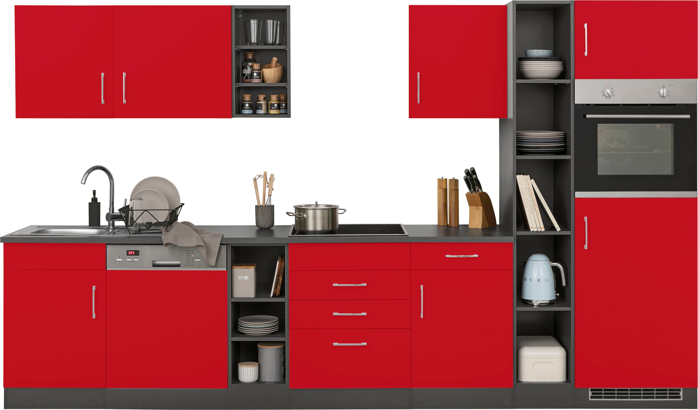 KOCHSTATION Küchenzeile "KS-Paris – Küchen mit einzigartigen Fotomotiven au günstig online kaufen