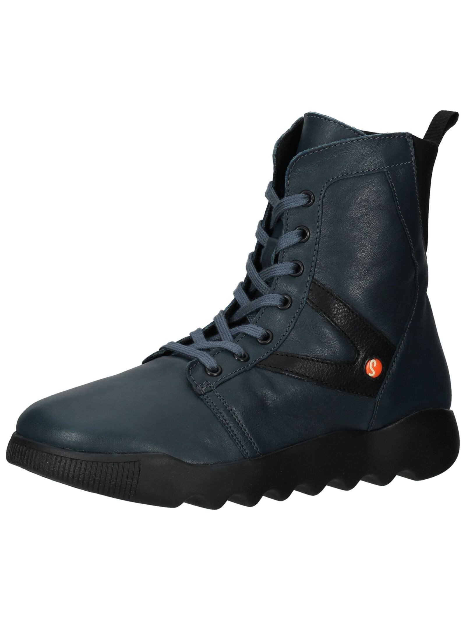 softinos Schnürstiefelette "softinos Stiefelette Leder/Textil" günstig online kaufen