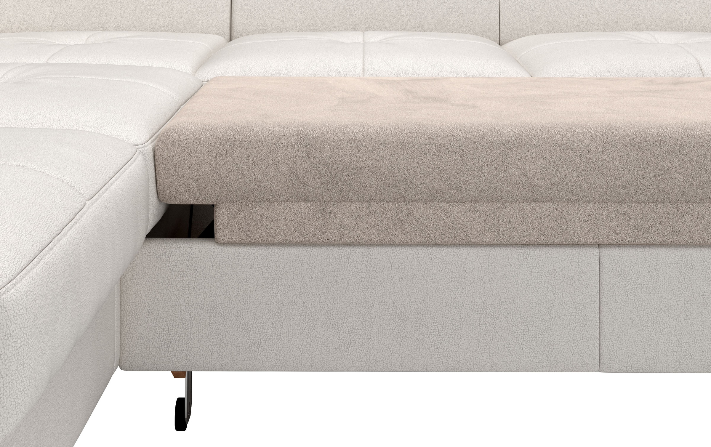 COTTA Wohnlandschaft »Sammy U-Form«, mit Kopfteilverstellung, wahlweise mit Bettfunktion & Bettkasten