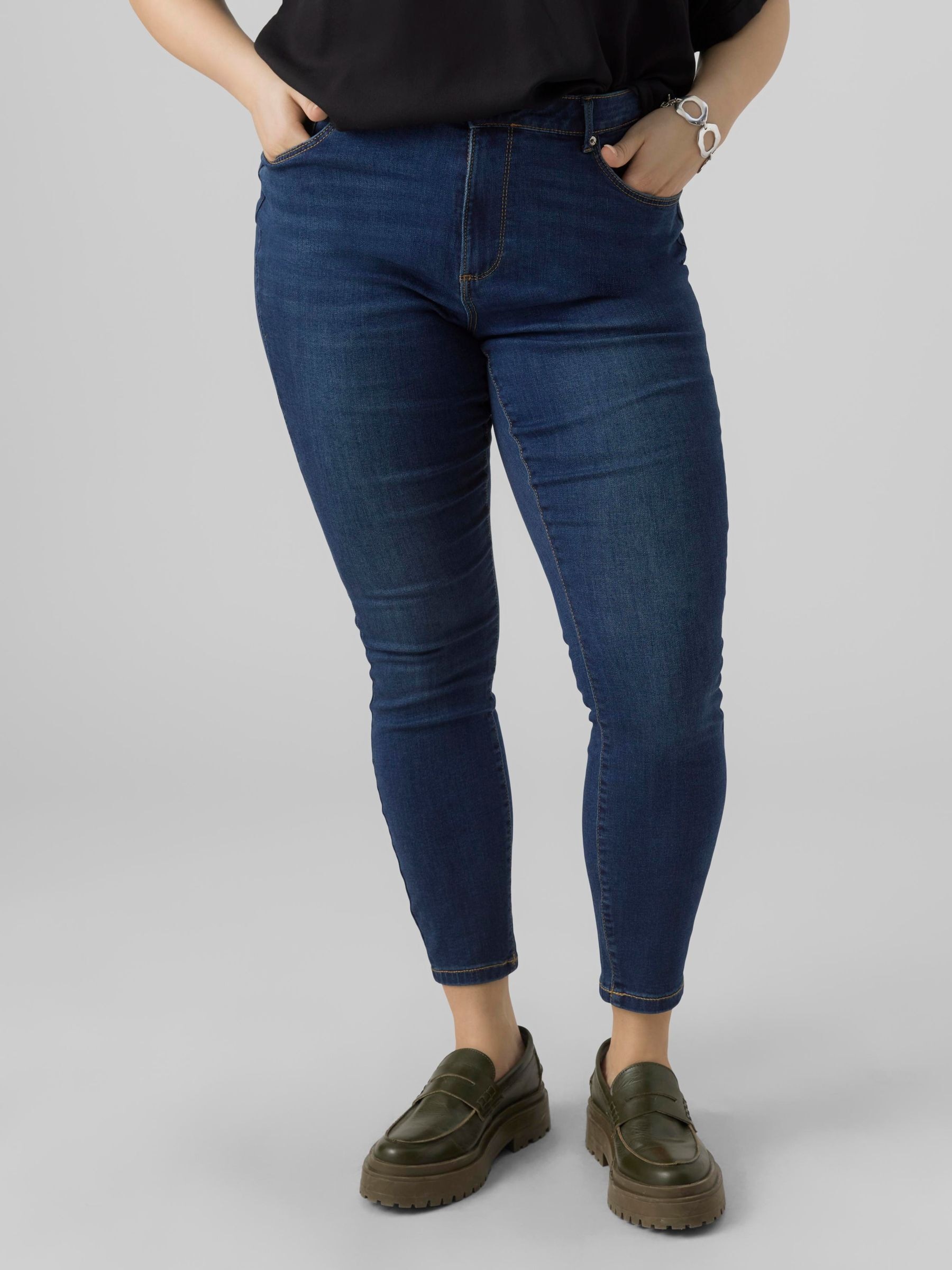 Vero Moda Curve Skinny-fit-Jeans "VMSOPHIA HR SKINNY J VI3377 GA CUR NOOS" günstig online kaufen