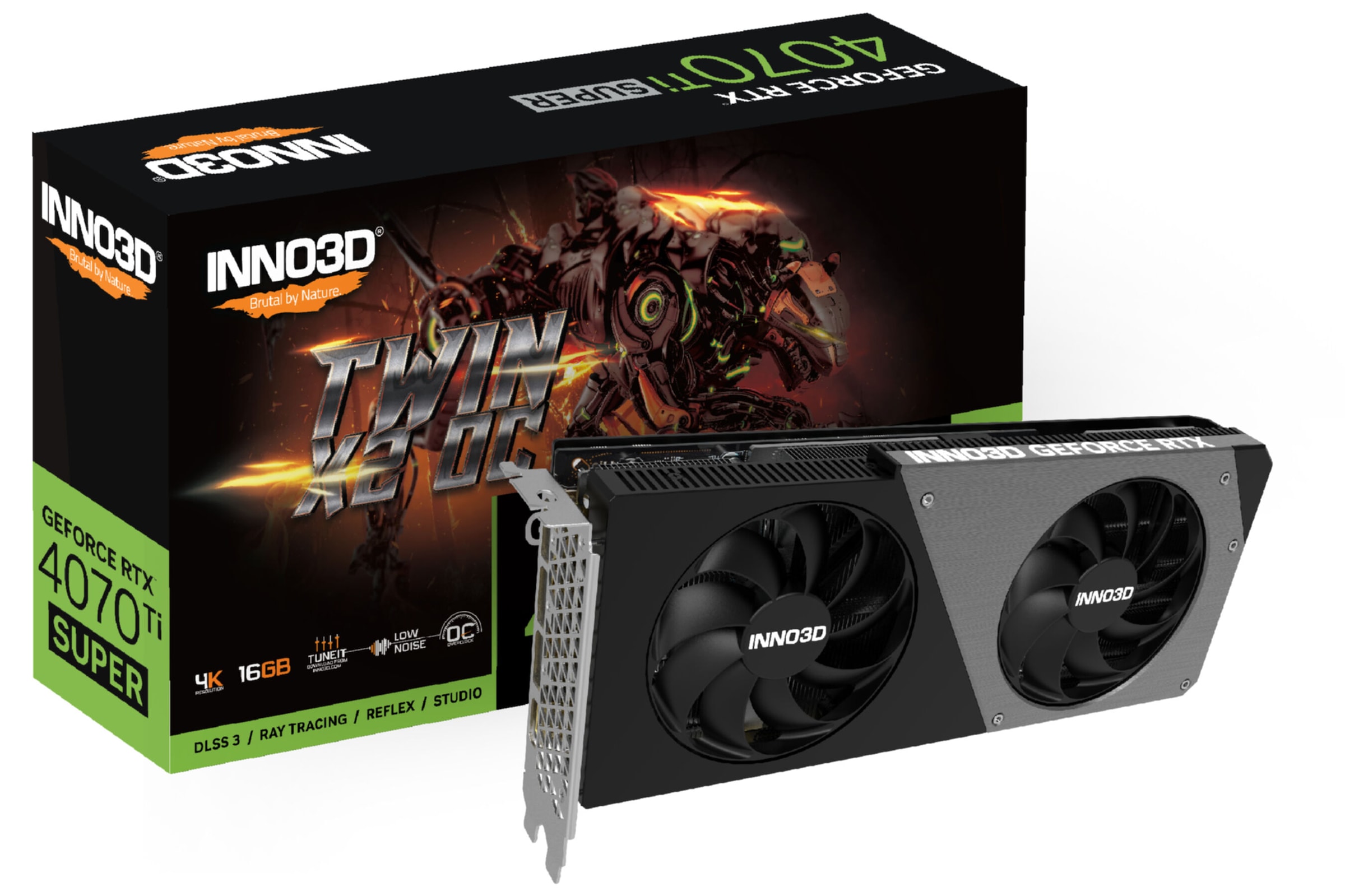 Inno3D Grafikkarte »GEFORCE RTX 4070 Ti SUPER TWIN X2 OC«