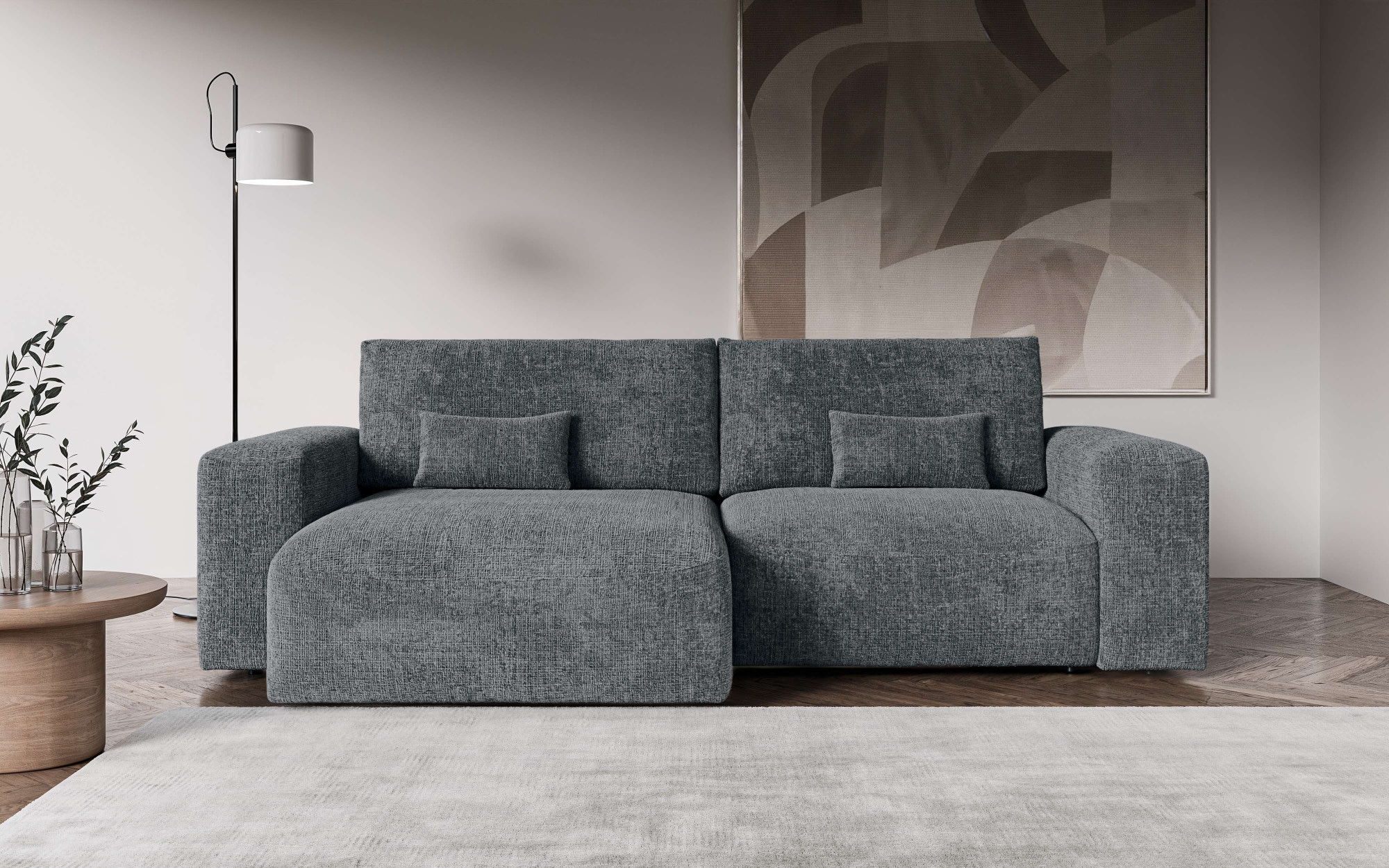 OTTO home Ecksofa "MATTS Schlafsofa mit Bettkasten, Maße B/T/H: 265/159/89 günstig online kaufen