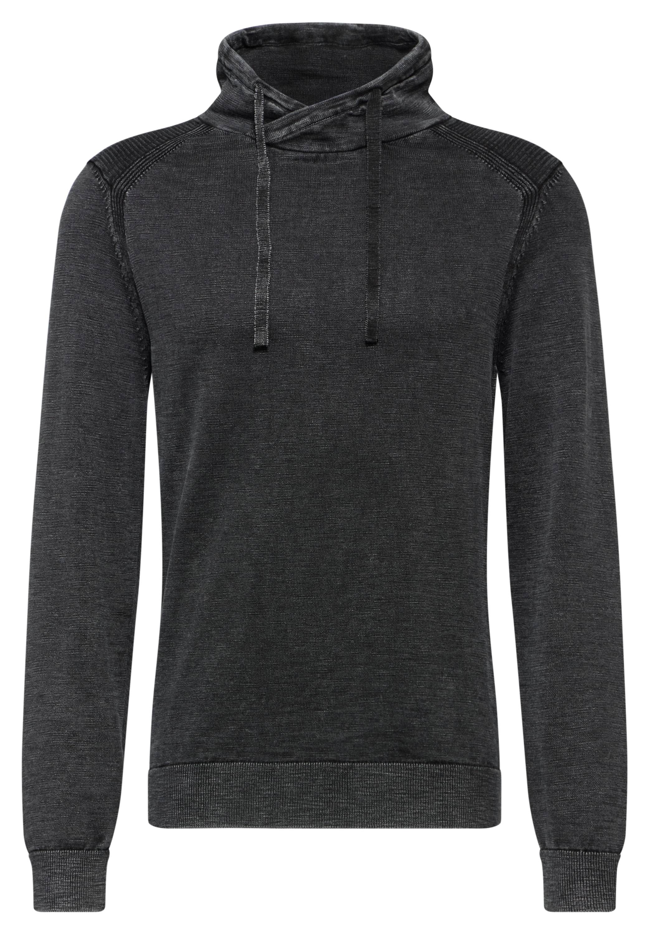 STREET ONE MEN Stehkragenpullover, aus reiner Baumwolle