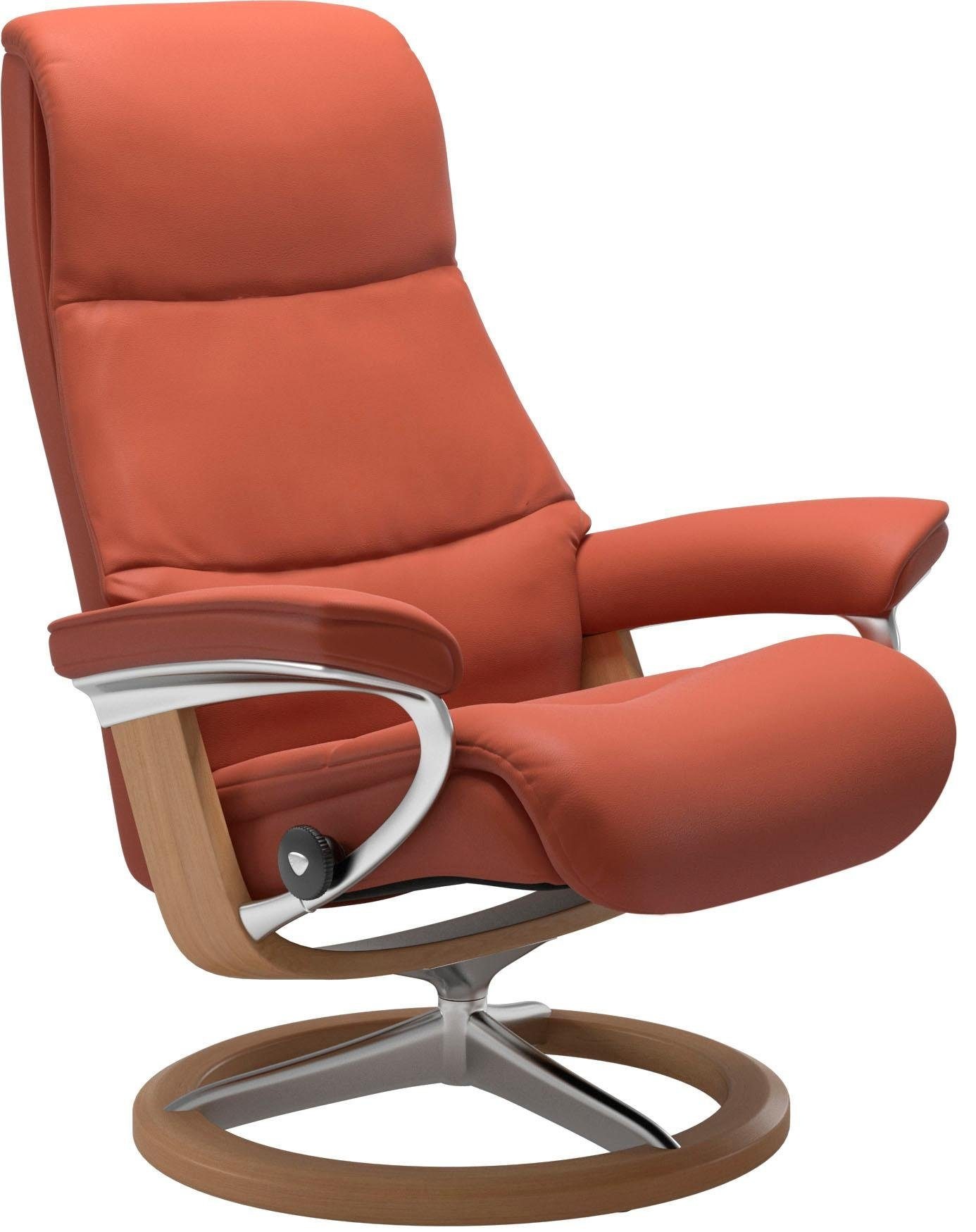 Stressless Relaxsessel "View", (Set, Relaxsessel mit Hocker), mit Signature günstig online kaufen