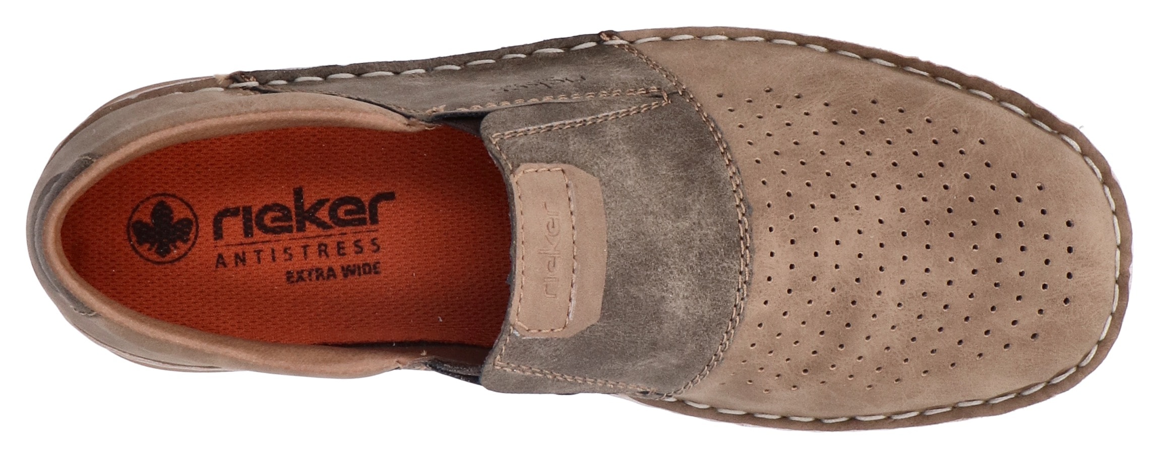 Rieker Slipper, Halbschuh, Freizeitschuh, Sommerschuh mit Perforation