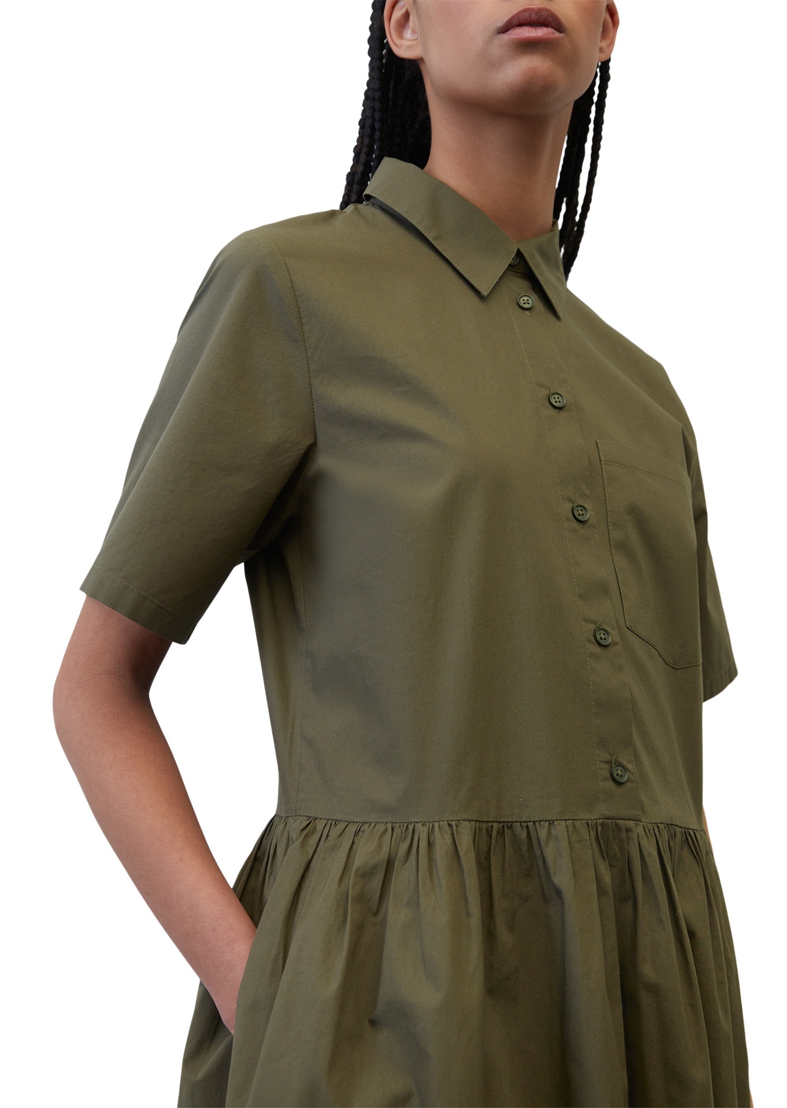 Marc O'Polo DENIM Blusenkleid »aus soft gewebter Baumwolle«