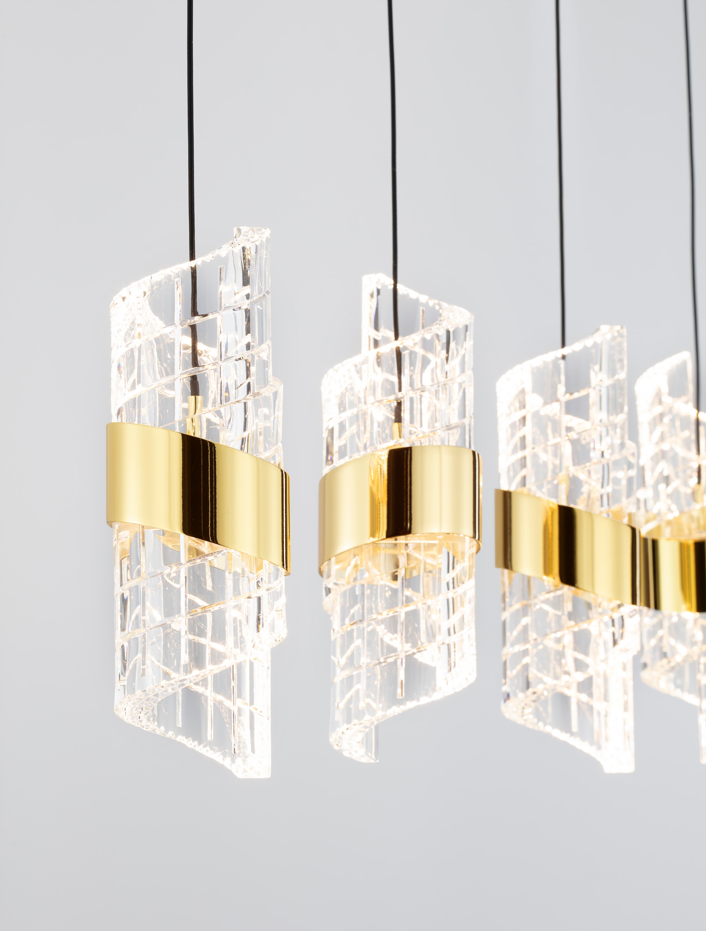 Nova Luce Pendelleuchte »SENECA«, 5 flammig, Leuchtmittel LED-Modul | LED fest integriert