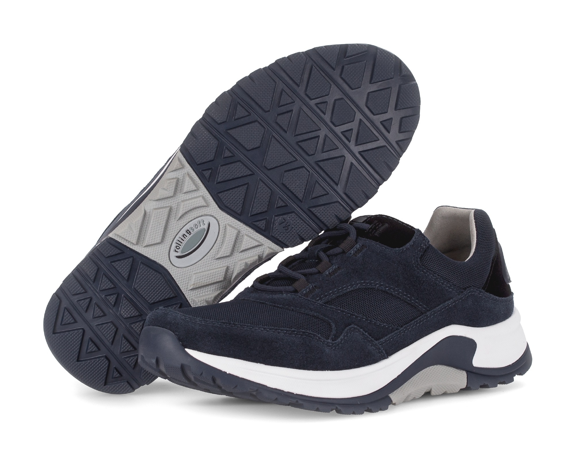 rollingsoft Slip-On Sneaker  , Freizeitschuh, Halbschuh, Slipper mit Logo an der Ferse, G-Weite