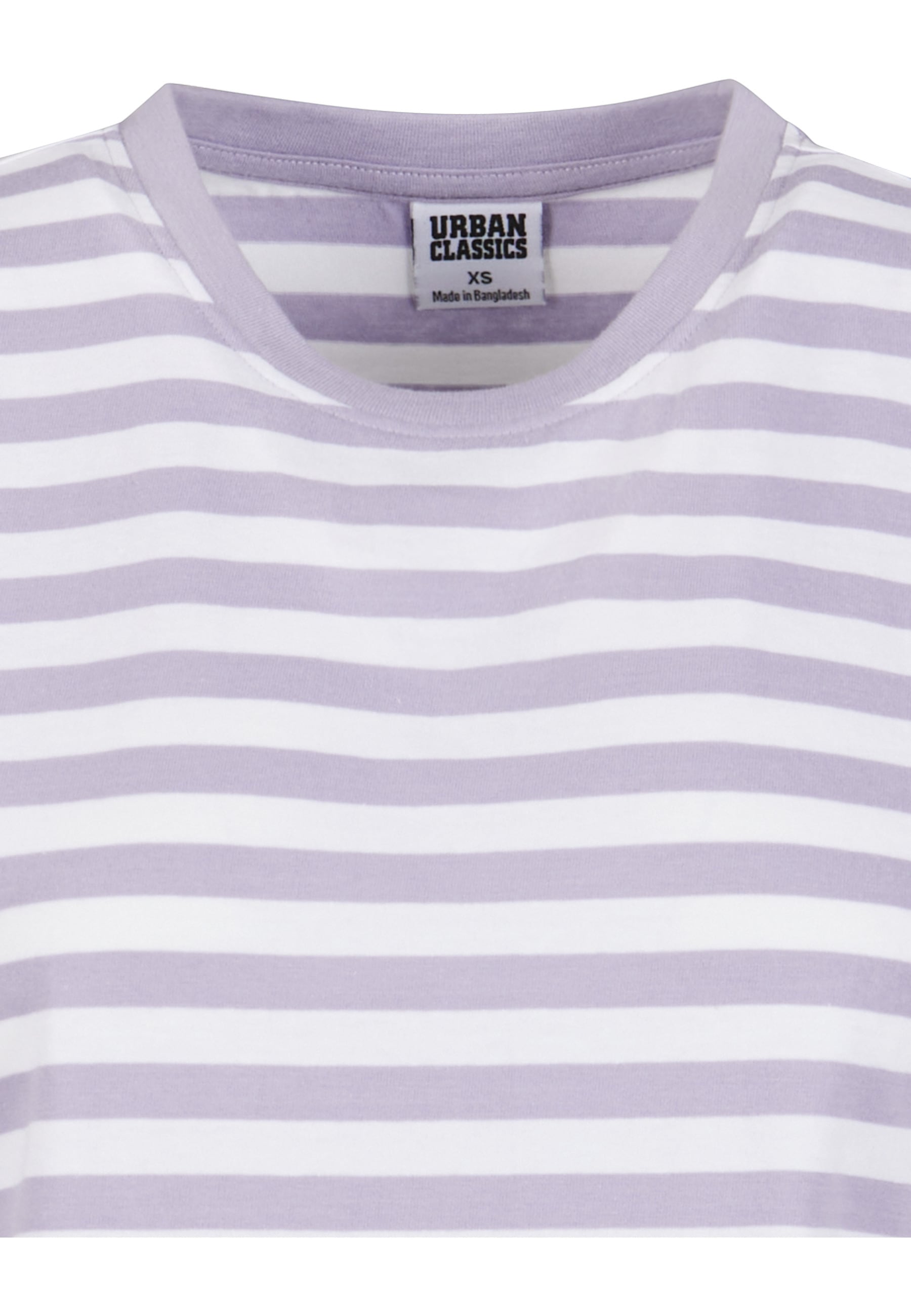 URBAN CLASSICS T-Shirt »Urban Classics Damen Ladies Regular Striped Tee« 1 Stk.